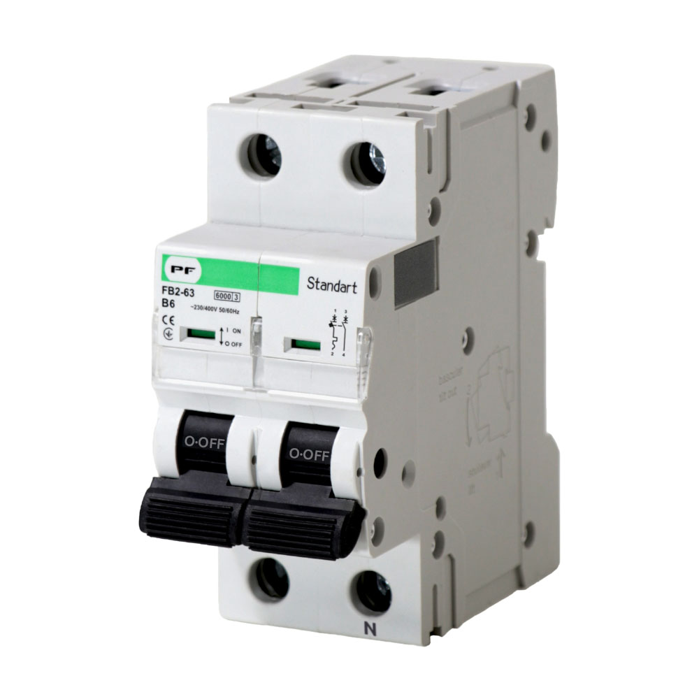 Автоматический выключатель Промфактор FB2-63 1P+N B 6A 6kA STANDART ( FB2BN2006 ) Автоматический выключатель Промфактор FB2-63 1P+N B 6A 6kA STANDART ( FB2BN2006 )