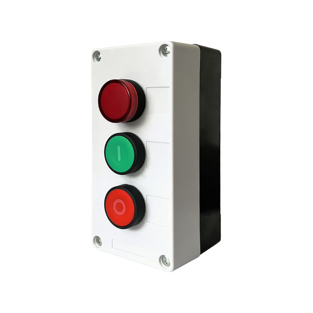 Пост трехместный Промфактор FP5-BOX3W12 с кнопками «I-START/0-STOP» и индикатором 230V ( FP5-BOX3W12 ) Пост трехместный Промфактор FP5-BOX3W12 с кнопками «I-START/0-STOP» и индикатором 230V ( FP5-BOX3W12 )