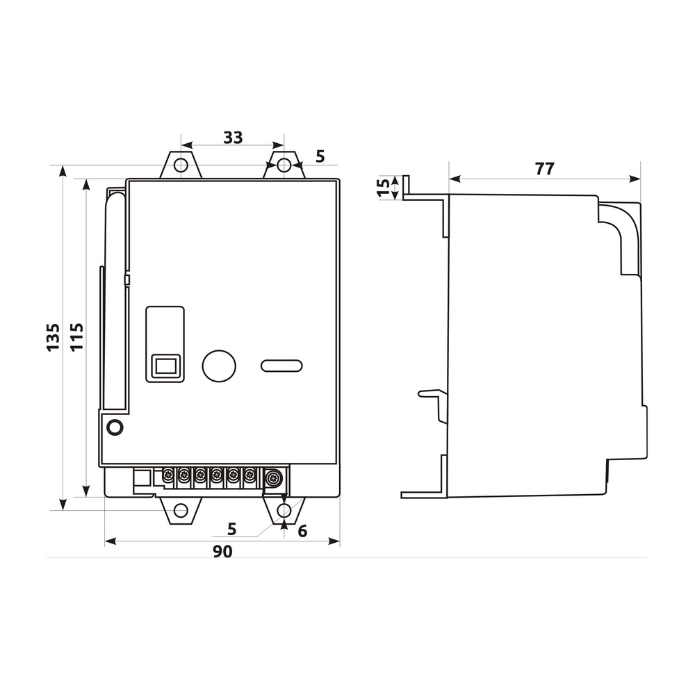 Блок дистанційного керування MROM3/3 для автоматів FMC3 Промфактор ( MROM33 )