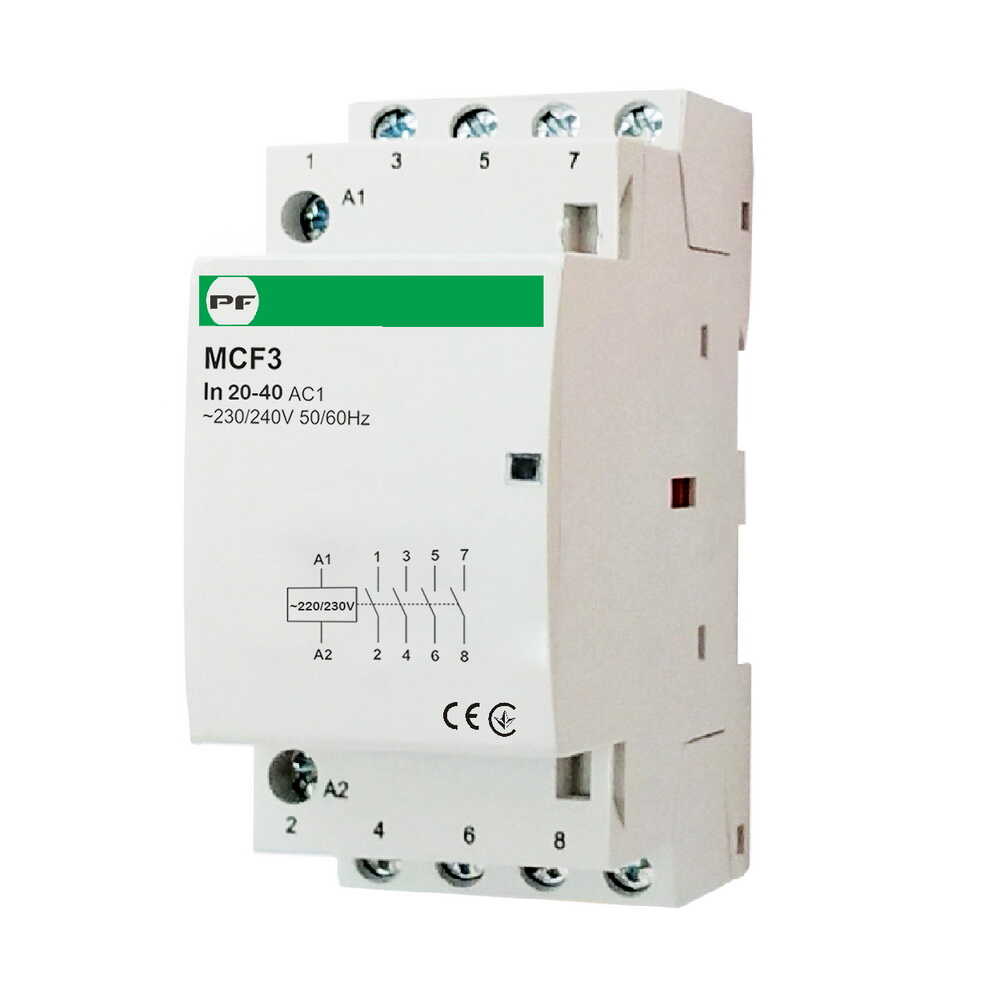 Контактор модульний MCF3 20-40 4P Промфактор ( MCF32040230 ) Контактор модульний MCF3 20-40 4P Промфактор ( MCF32040230 )