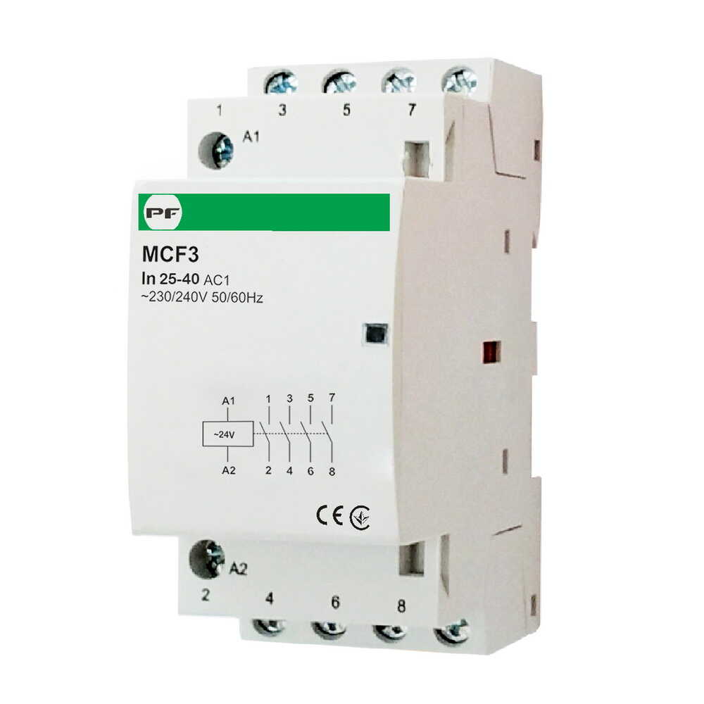 Контактор модульний MCF3 25-40 4P 24V Промфактор ( MCF32540024 )