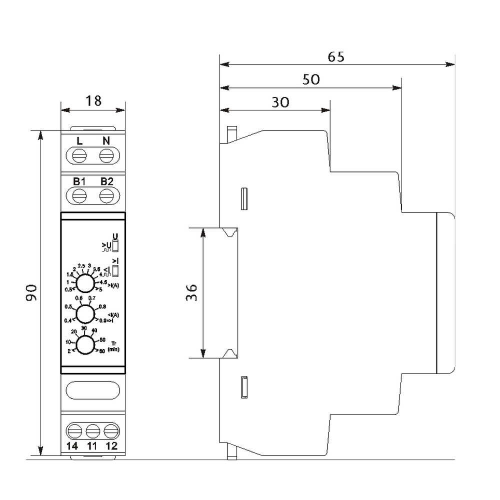 Однофазне реле захисту насоса FRD311 220V Промфактор ( FRD311 ) Однофазне реле захисту насоса FRD311 220V Промфактор ( FRD311 )