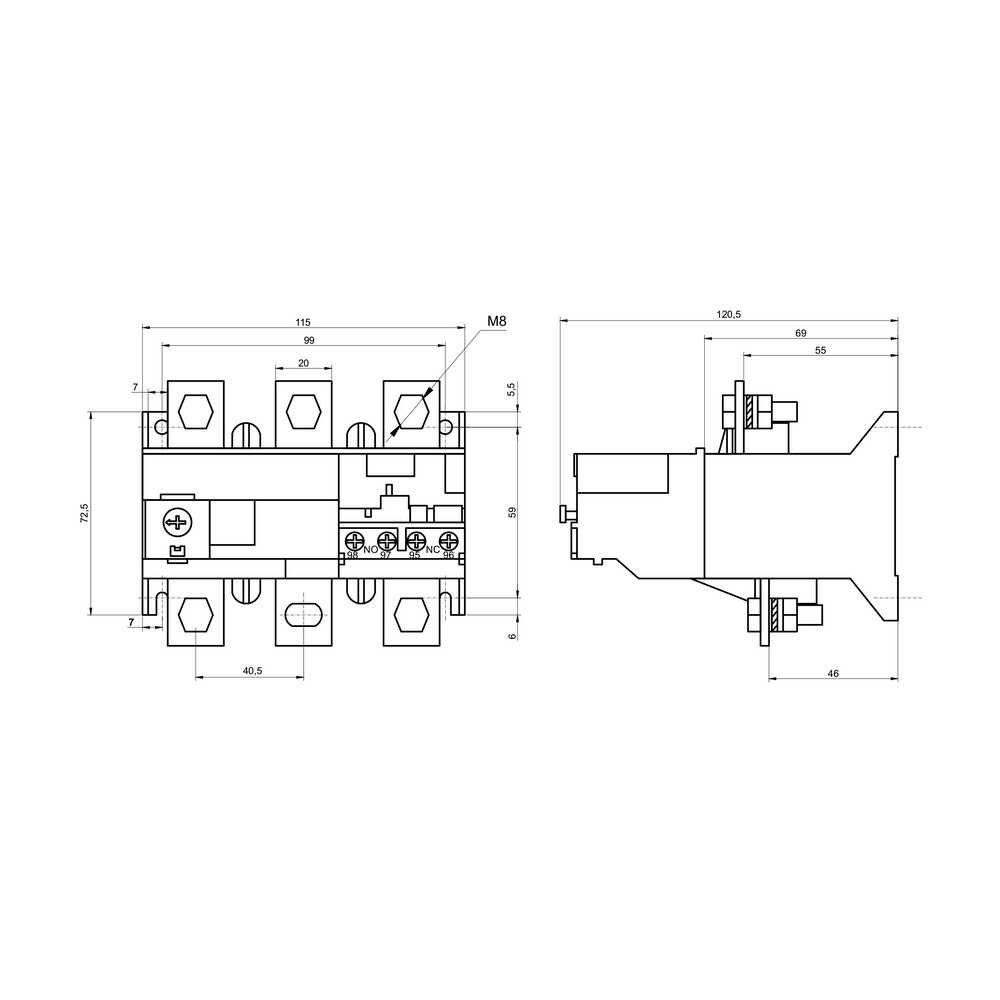 Реле теплове Промфактор FTR 220 (132-220A) автономне​ ( FTR220220 )