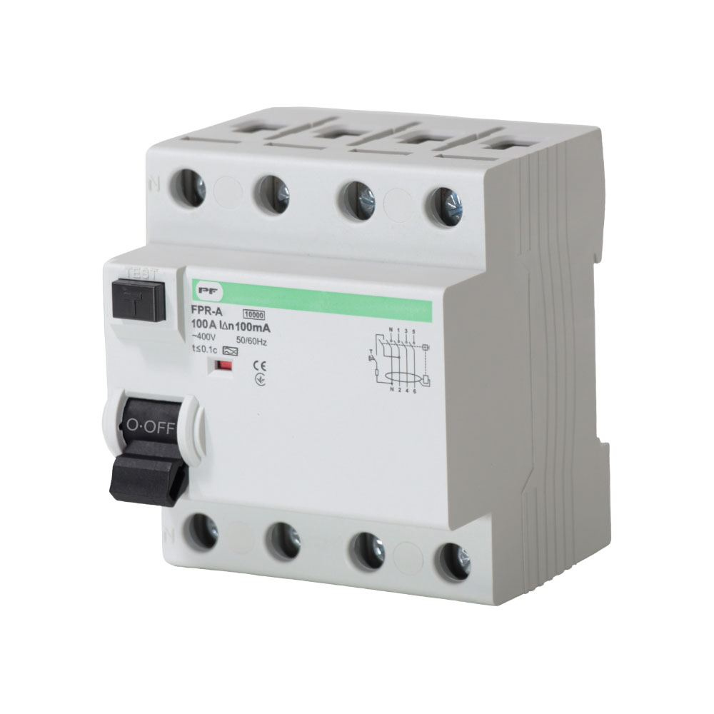 Реле захисного відключення FPR-A 100А/0,1A 4P А 10kA Промфактор ( FPR4100100A ) Реле захисного відключення FPR-A 100А/0,1A 4P А 10kA Промфактор ( FPR4100100A )