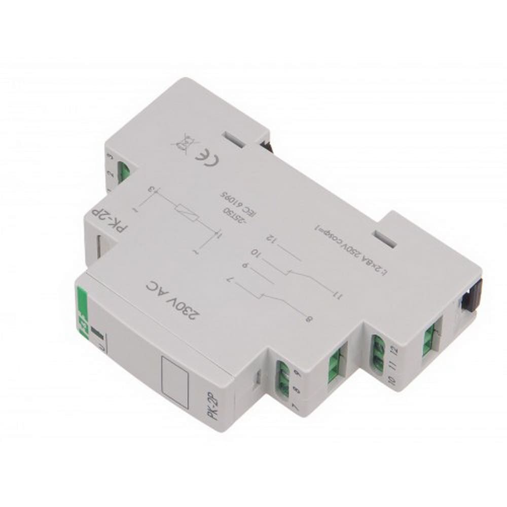 Реле проміжне PK-2P 2x8A 230В AC F&F ( PK-2P-230V ) Реле проміжне PK-2P 2x8A 230В AC F&F ( PK-2P-230V )