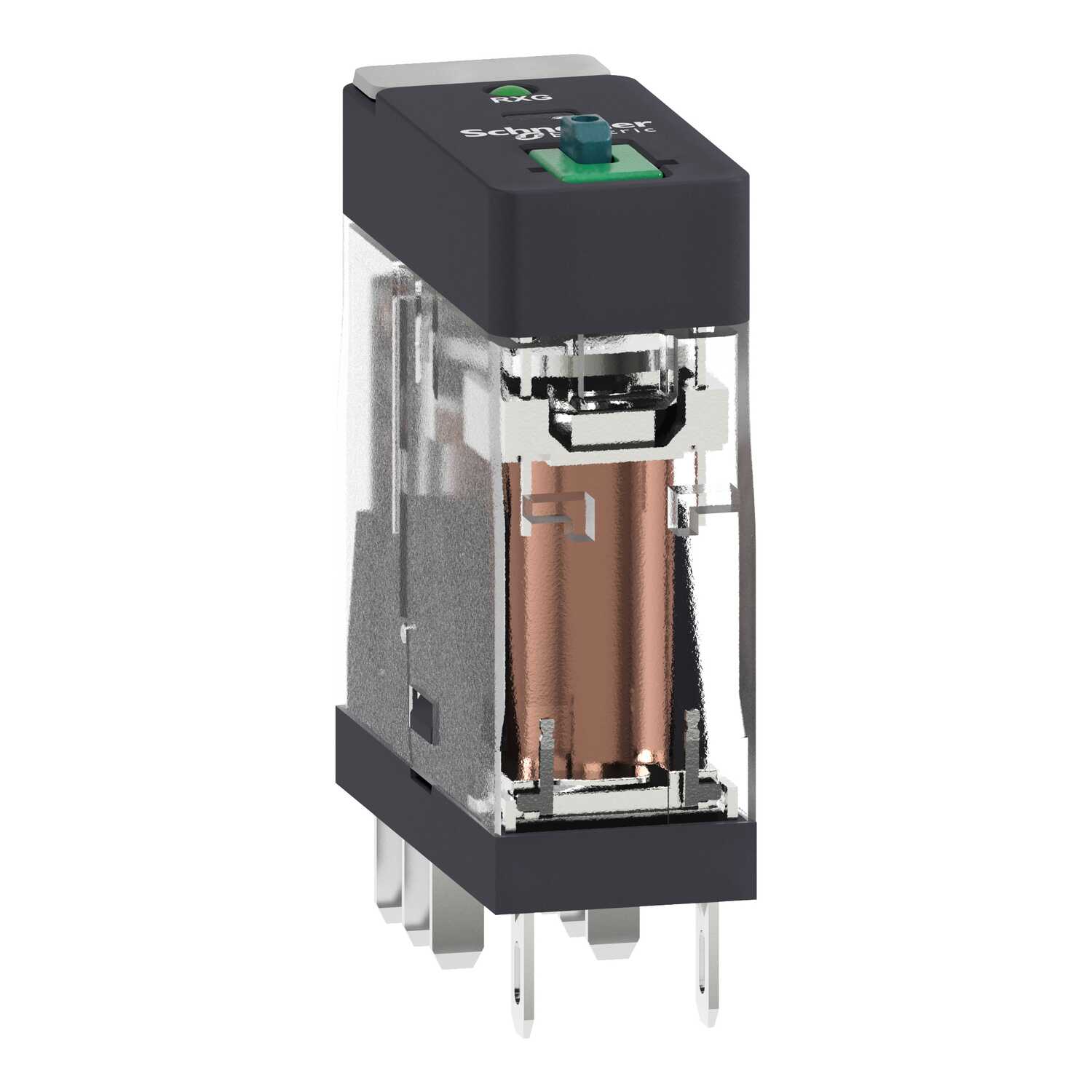 Реле проміжне Schneider Harmony RXG 2CO DC 24В 5А ( RXG22BD ) Реле проміжне Schneider Harmony RXG 2CO DC 24В 5А ( RXG22BD )