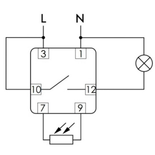 Реле сутінкове AZ-112 16A з зондом ( AZ-112 )