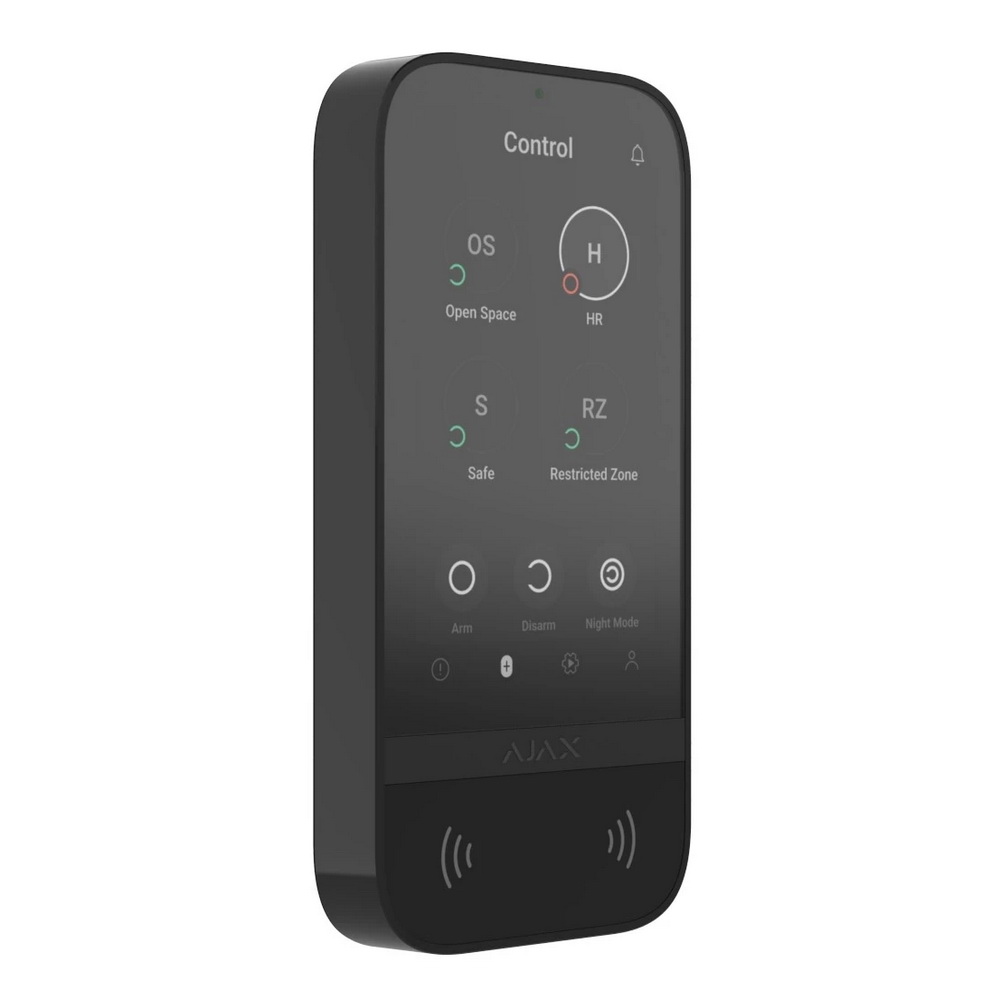 Клавиатура Ajax KeyPad Touchscreen черная ( 58454.148.BL1 )