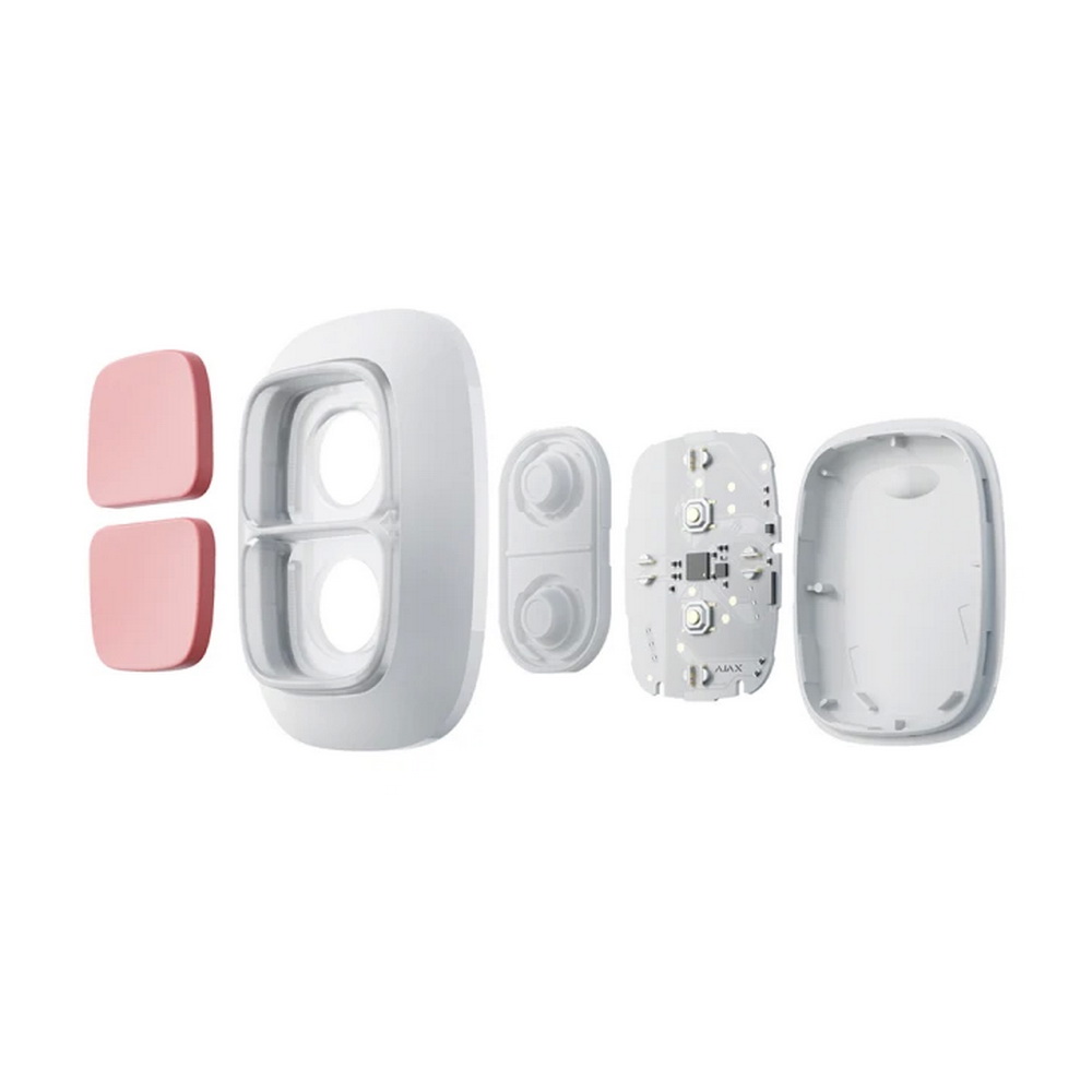 Кнопка тревожная Ajax DoubleButton белая ( 23003.79.WH1 )