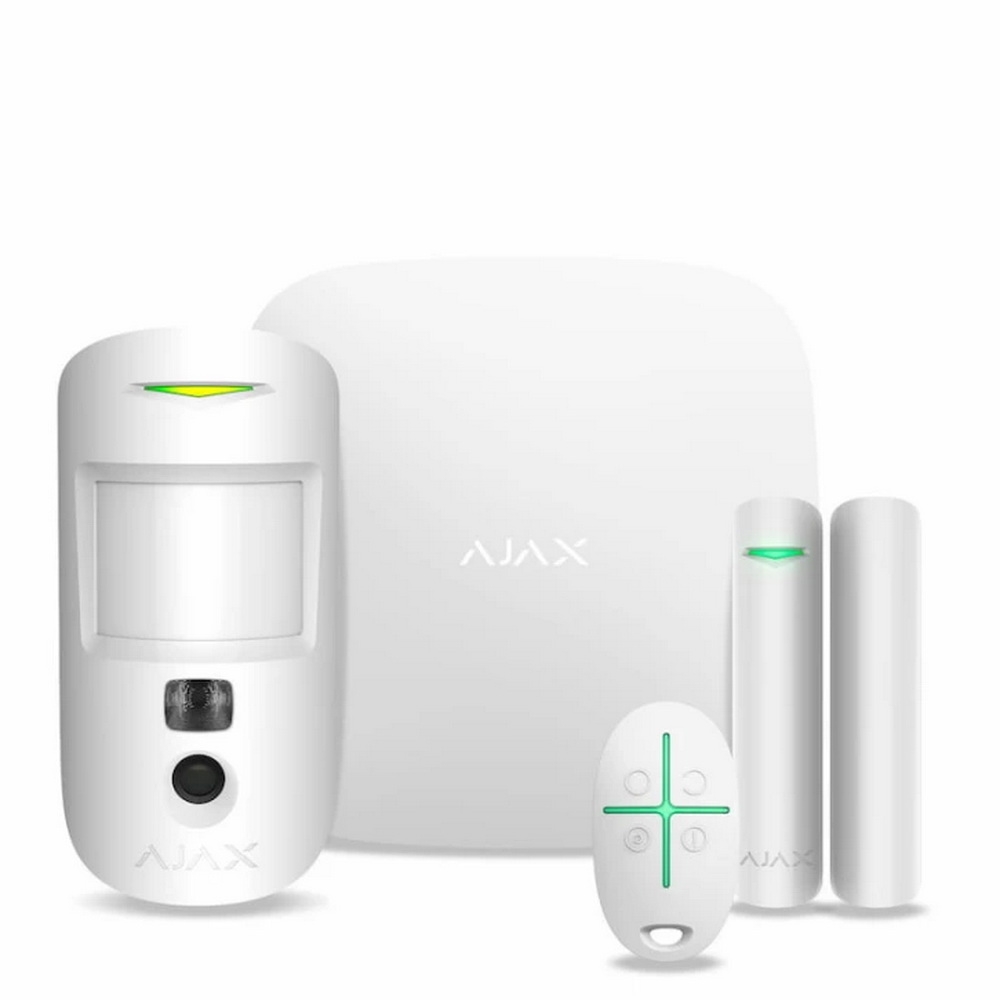 Стартовий комплект Ajax StarterKit Cam Plus білий ( 25472.66.WH1 )