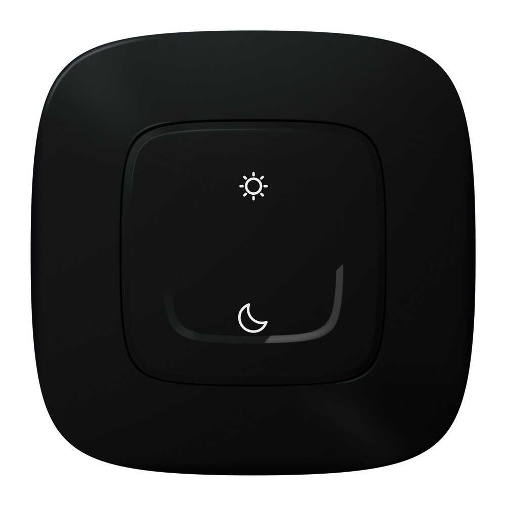 Розумний безпровідний сценарний вимикач "День / Ніч" Valena Allure with Netatmo антрацит ( 752889 )
