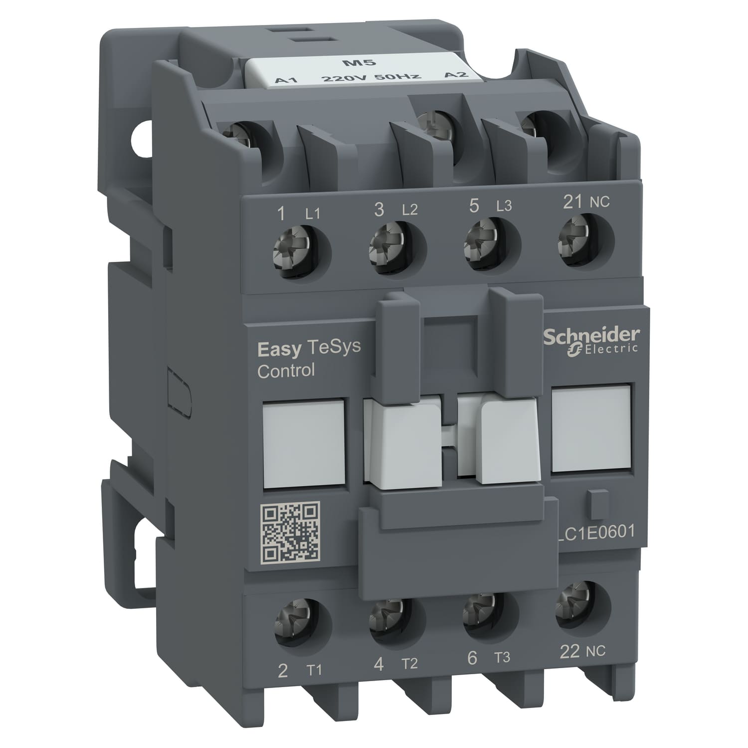 Контактор Schneider 3Р Е 1NO 25А АС3 220В ( LC1E2510M5 )