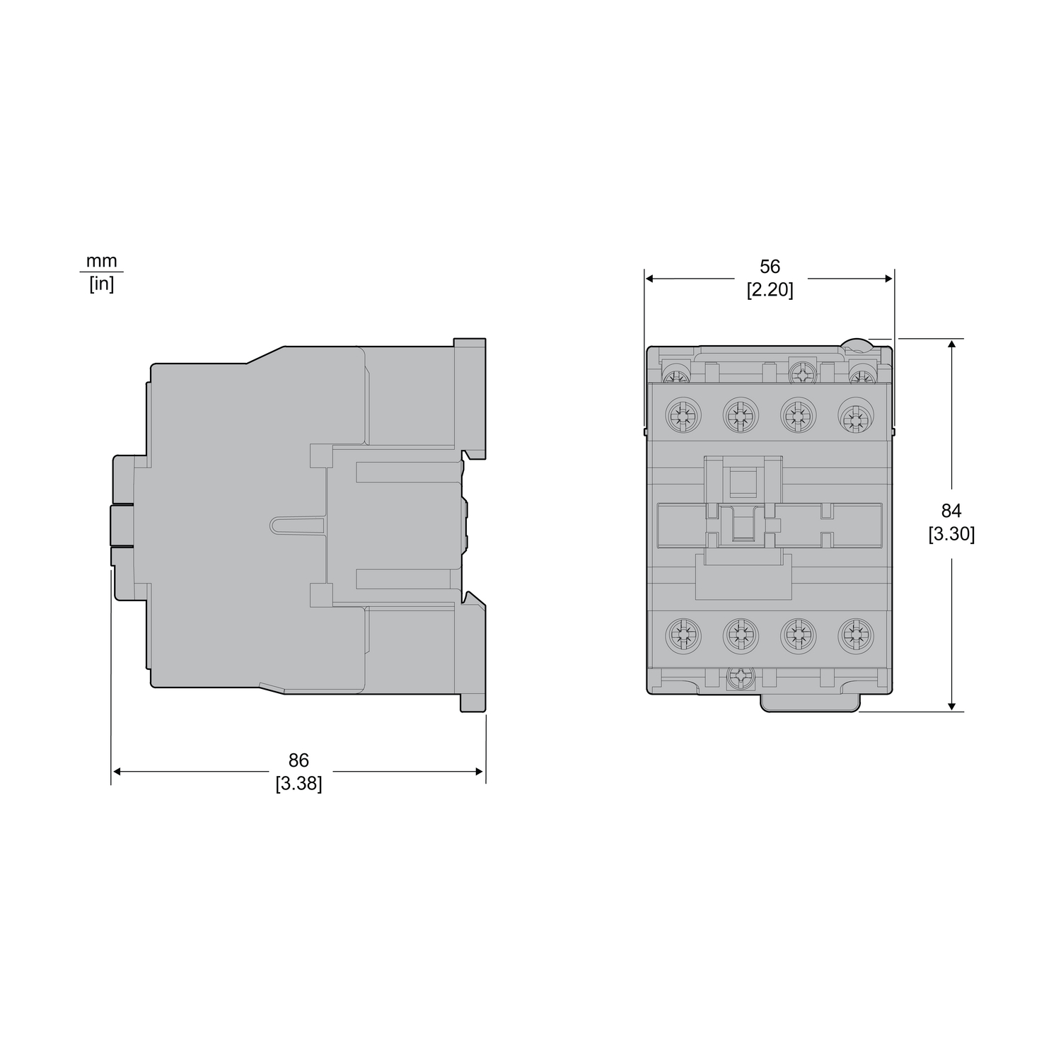 Контактор Schneider 3Р Е 1NO 32А АС3 380В ( LC1E3210Q5 )