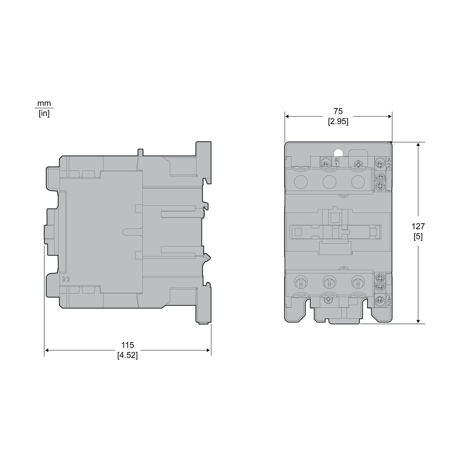 Контактор Schneider 3Р Е 65А АС3 220В ( LC1E65M5 )