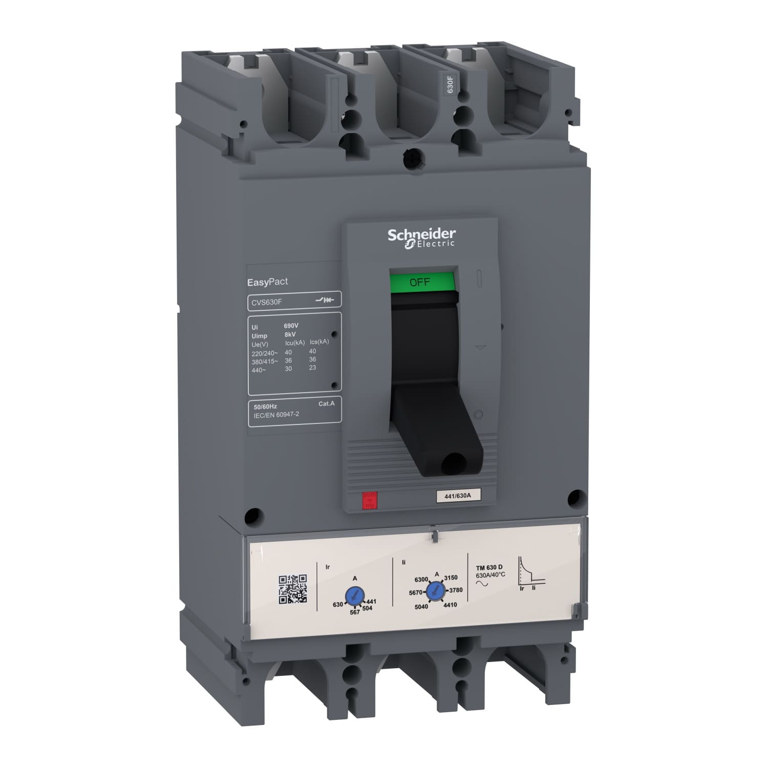Автоматичний вимикач Schneider EASYPACT CVS400F TM320D 3P3D ( LV540305 )