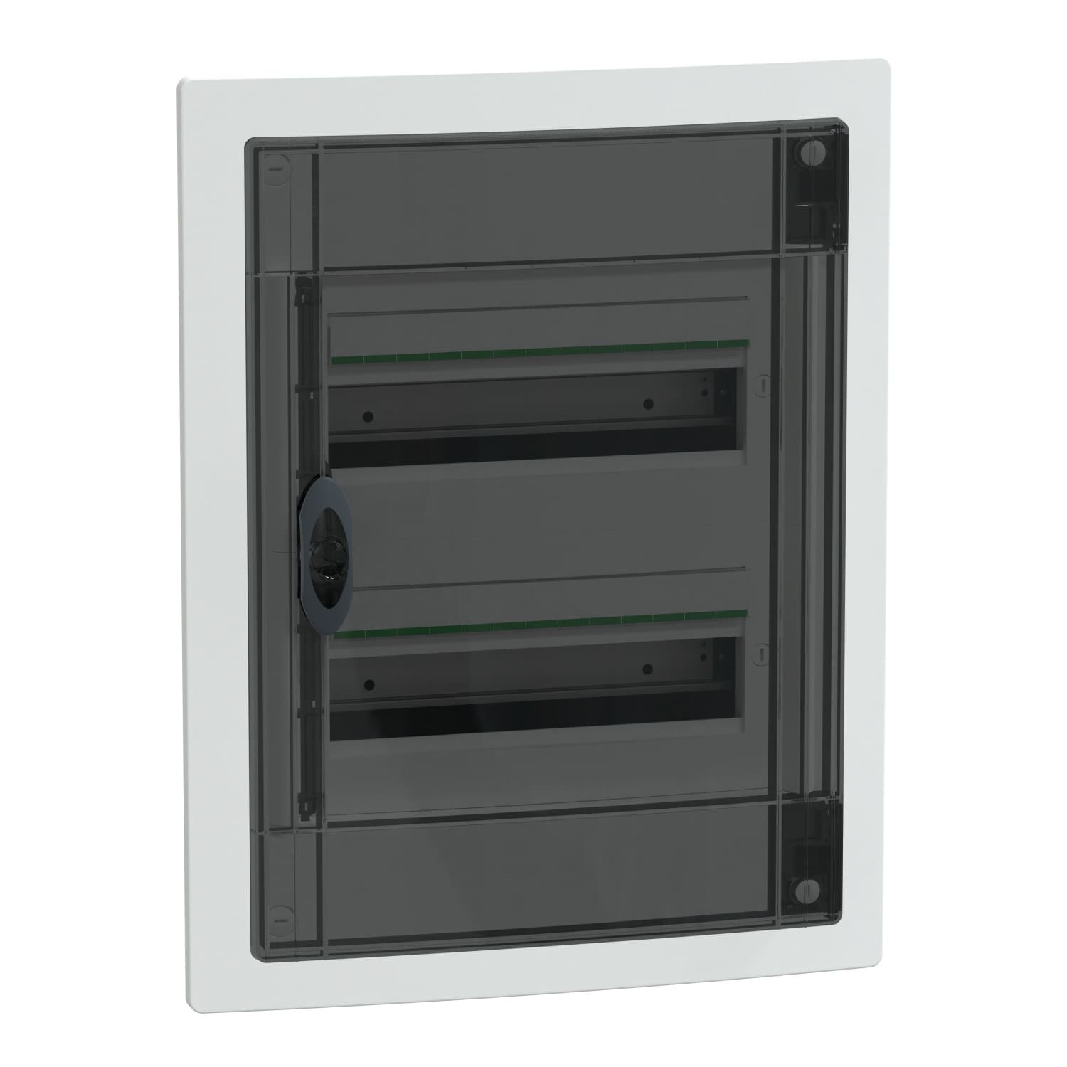 Бокс пластиковый Schneider PrismaSeT XS на 2x13 модулей врезной дымчатые двери IP40 ( LVSXP213 )