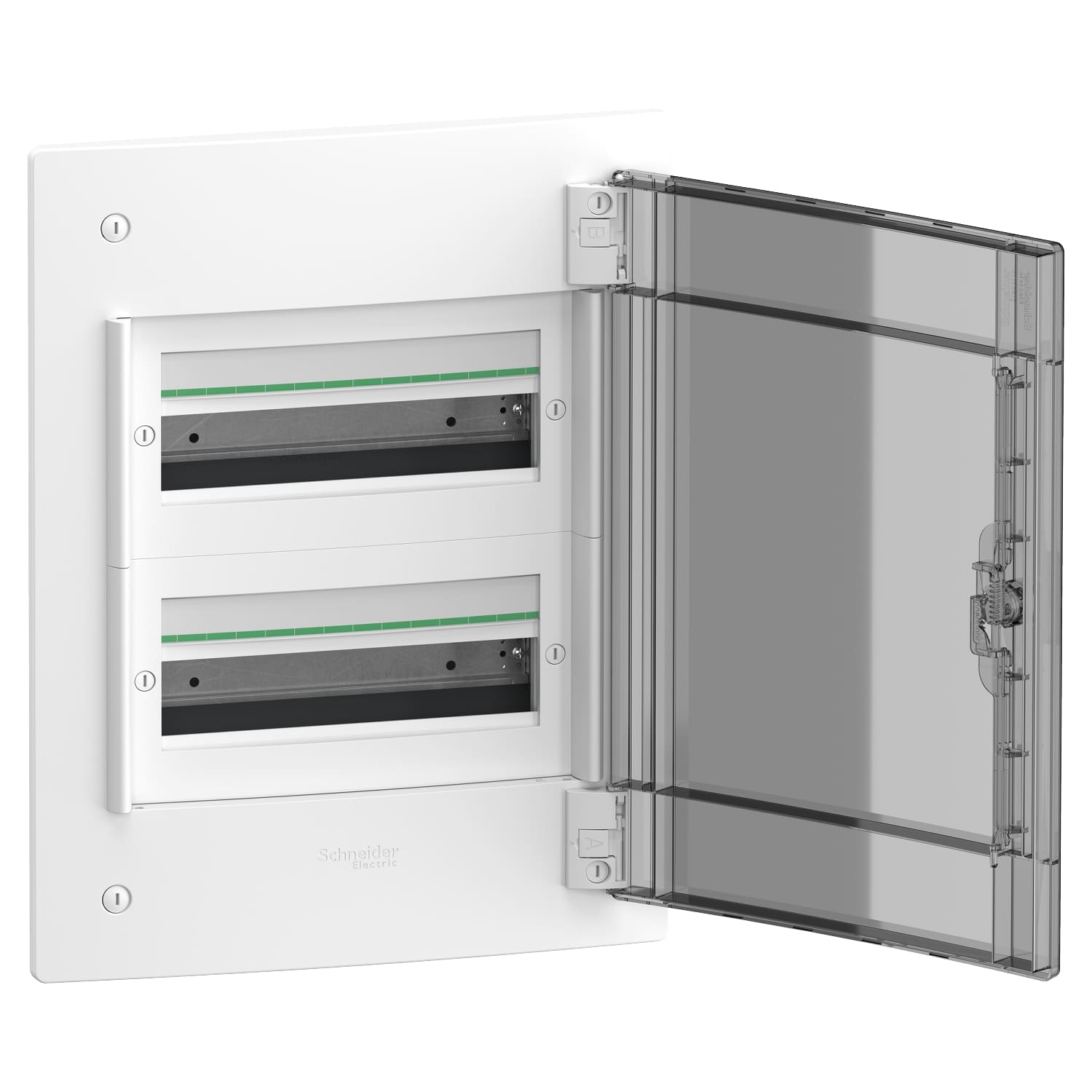 Бокс пластиковый Schneider PrismaSeT XS на 2x13 модулей врезной дымчатые двери IP40 ( LVSXP213 )