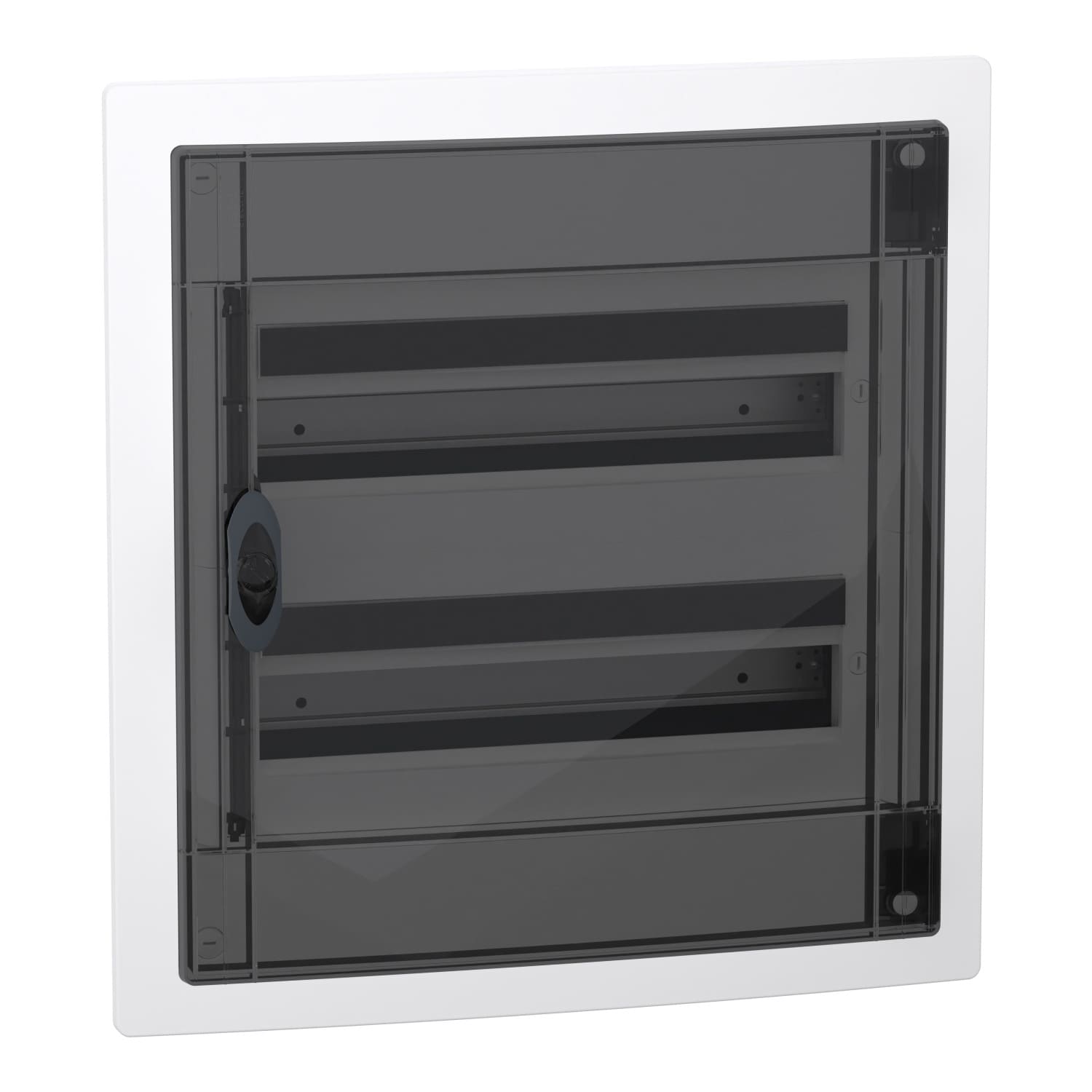Бокс пластиковый Schneider PrismaSeT XS на 2x18 модулей врезной дымчатые двери IP40 ( LVSXP218 )