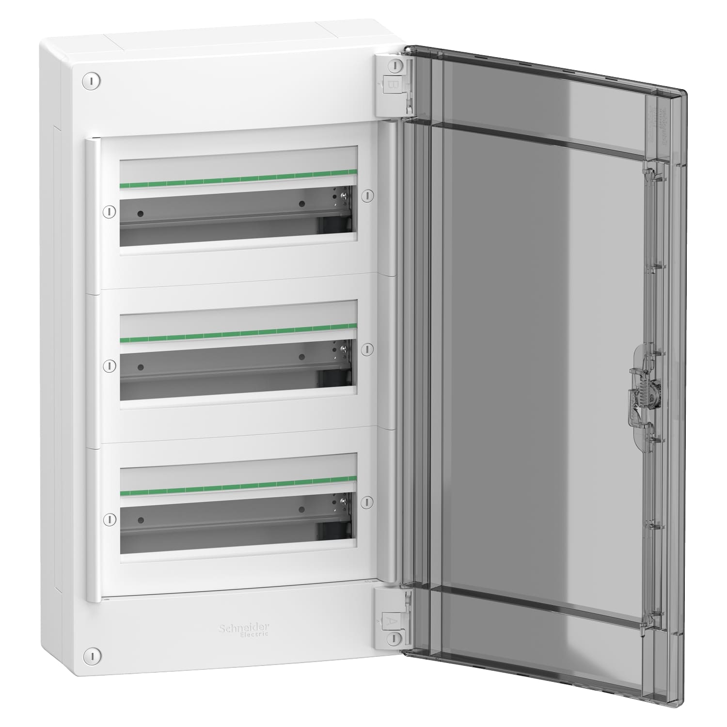 Бокс пластиковый Schneider PrismaSeT XS на 3x13 модулей врезной дымчатые двери IP40 ( LVSXP313 )