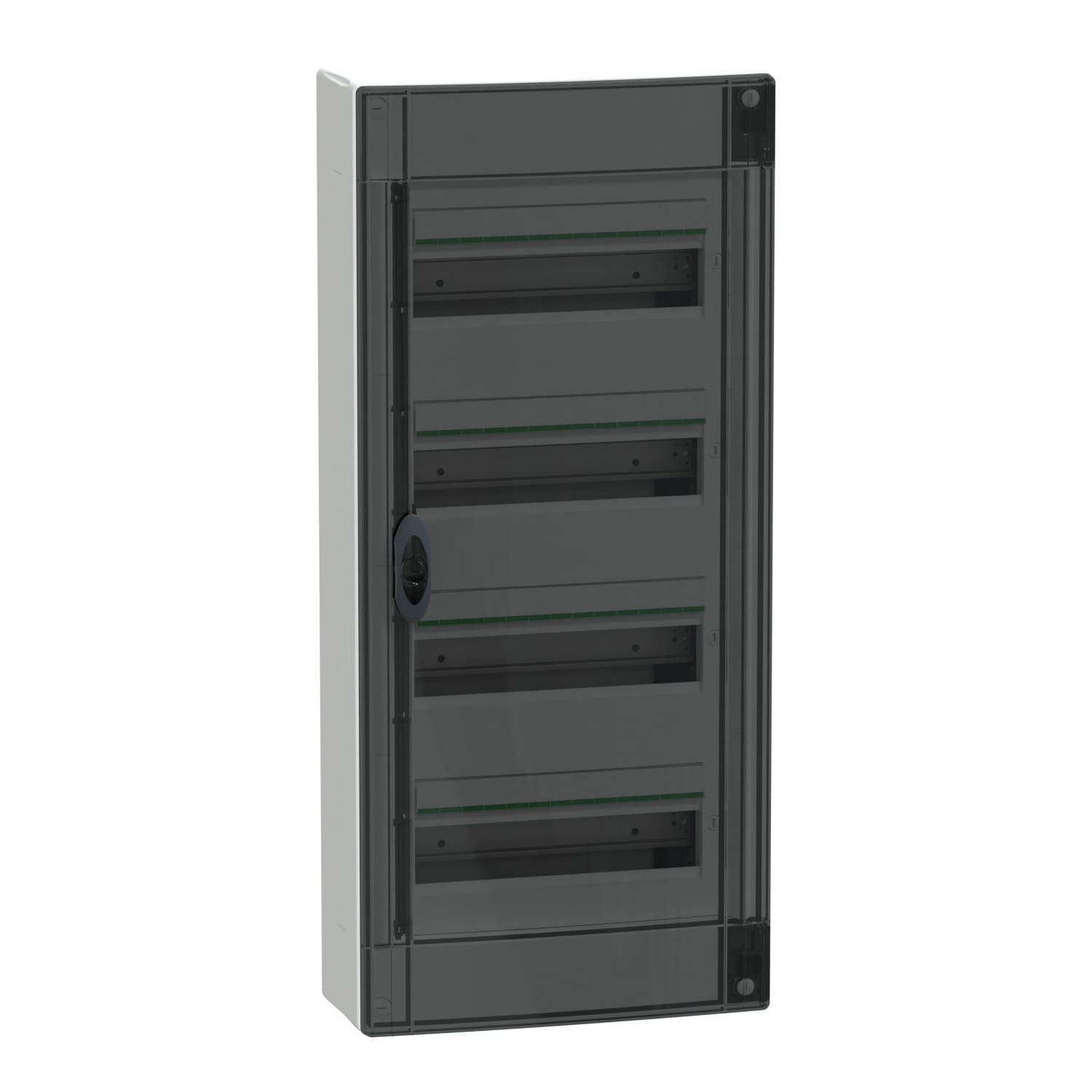 Бокс пластиковий Schneider PrismaSeT XS на 4x13 модулів накладний димчасті двері IP40 ( LVSXR413 )