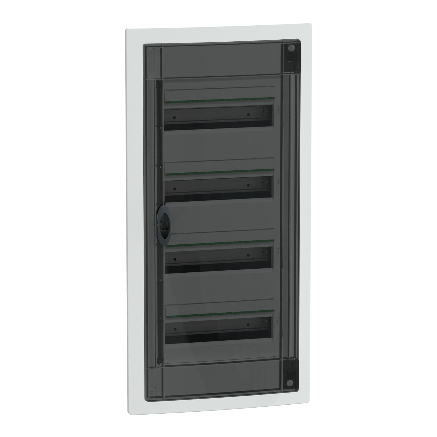 Бокс пластиковый Schneider PrismaSeT XS на 4x13 модулей врезной дымчатые двери IP40 ( LVSXP413 )