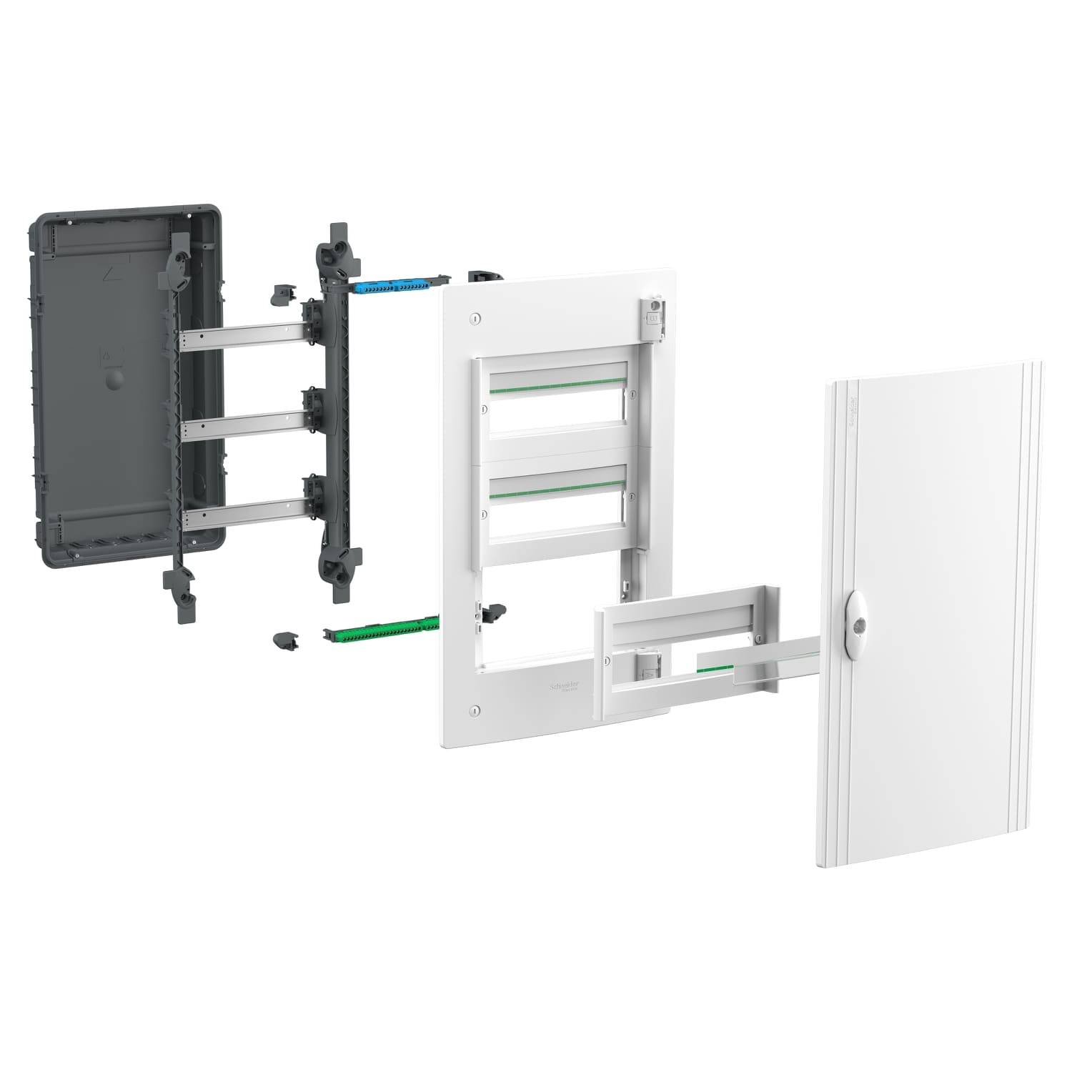 Бокс пластиковий Schneider PrismaSeT XS на 13 модулів врізний IP40 ( LVSXN113 )