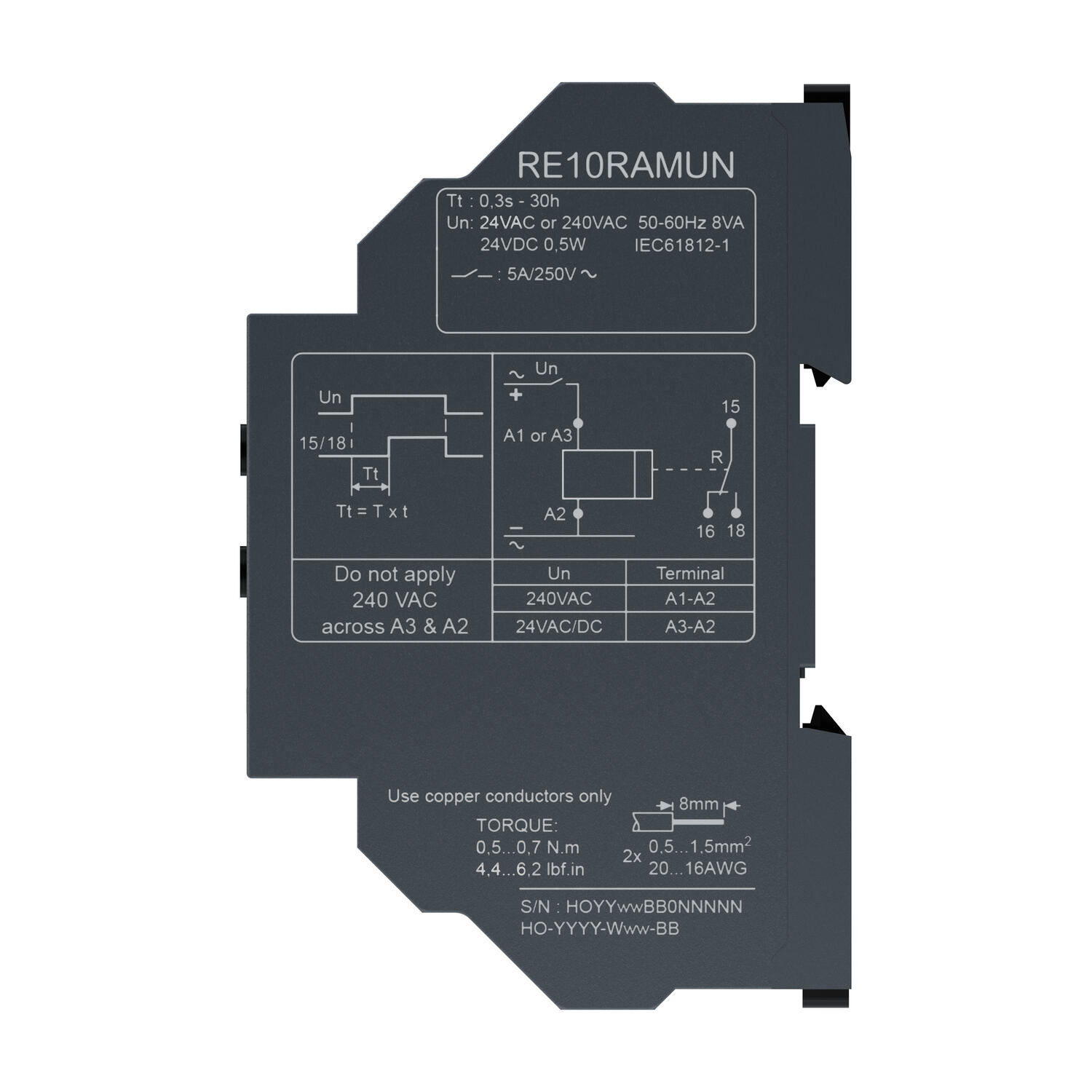 Реле затримки включення Schneider Harmony 24V AC/DC 240V AC 1CO ( RE10RAMUN ) Реле затримки включення Schneider Harmony 24V AC/DC 240V AC 1CO ( RE10RAMUN )