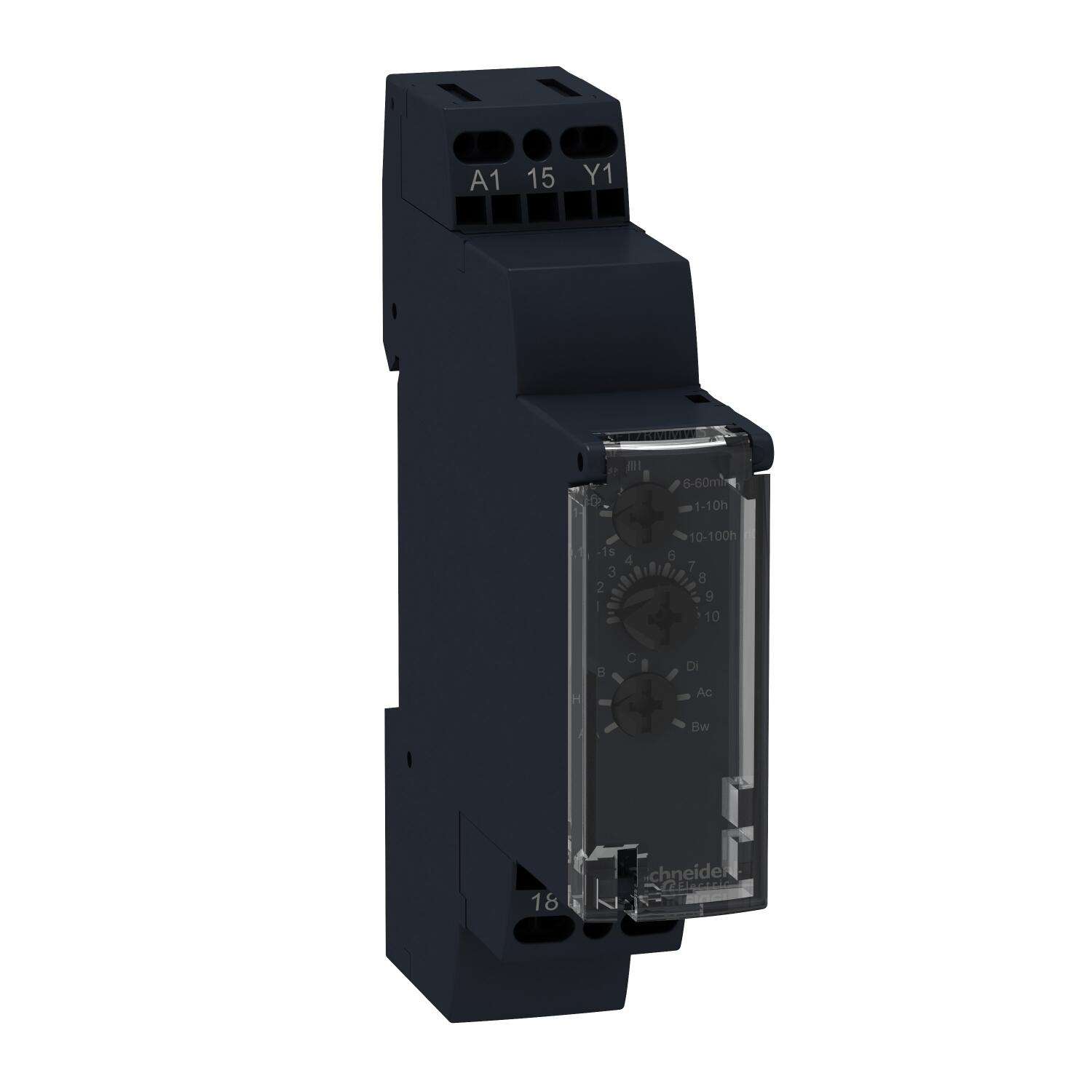 Реле затримки увімкнення і вимкнення Schneider Harmony 12-240V AC/DC ( RE17RMMW ) Реле затримки увімкнення і вимкнення Schneider Harmony 12-240V AC/DC ( RE17RMMW )