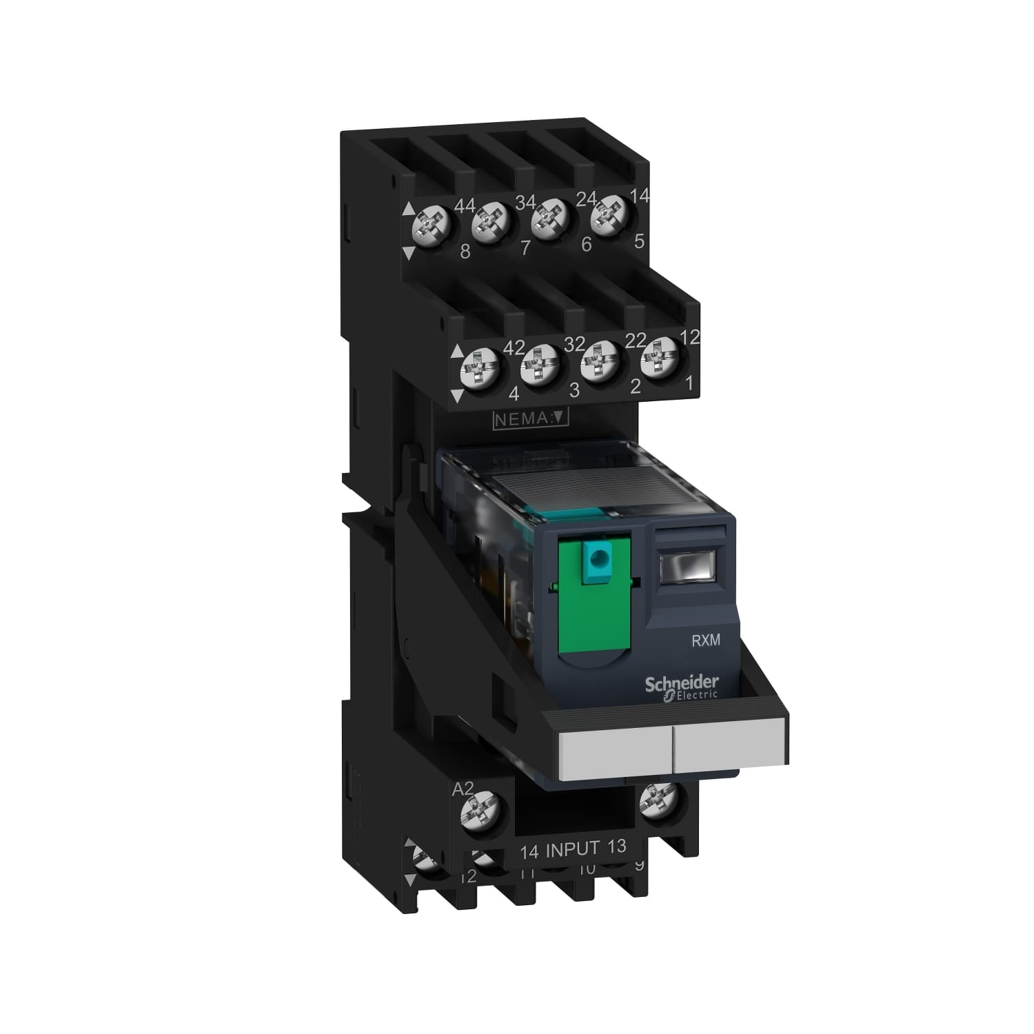 Реле проміжне Schneider Harmony RXM 4CO DC 24В 5A LED ( RXM4AB2BDPVM )