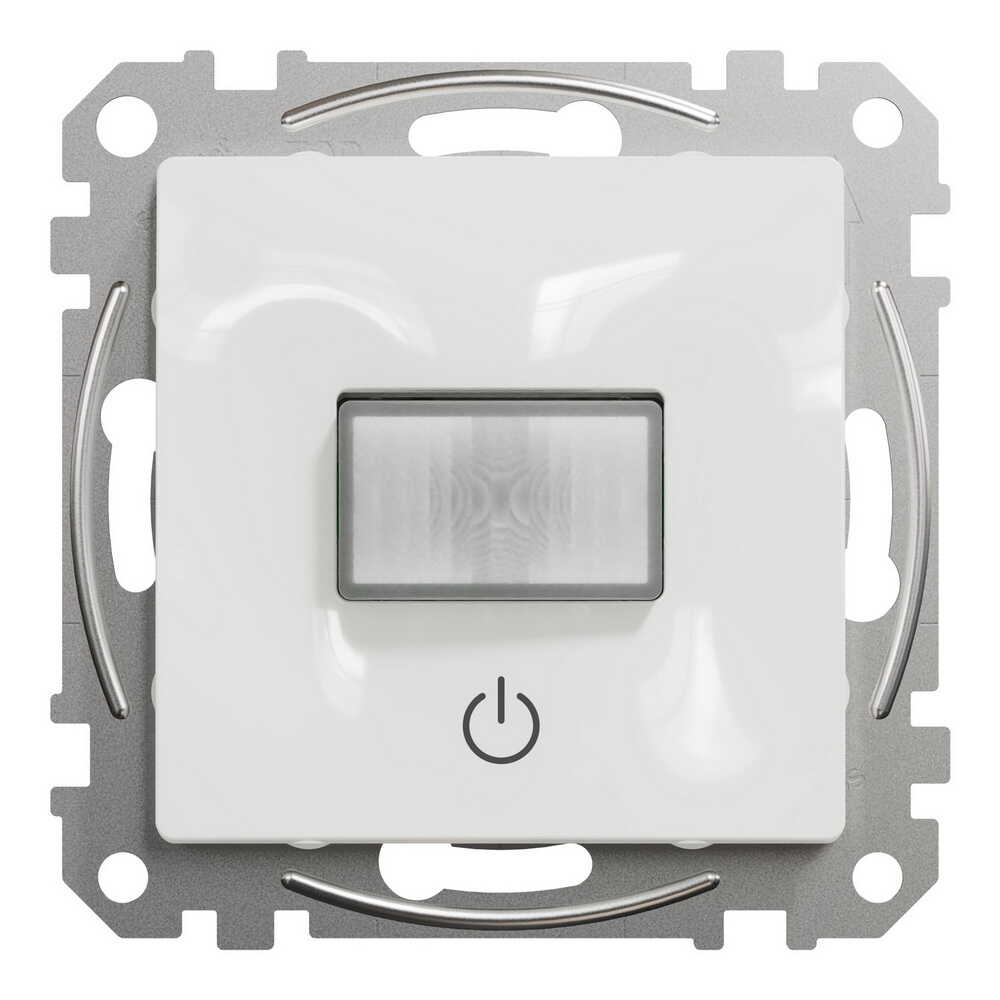 Датчик руху з вимикачем Schneider Sedna Design білий 10А ( SDD111504 )