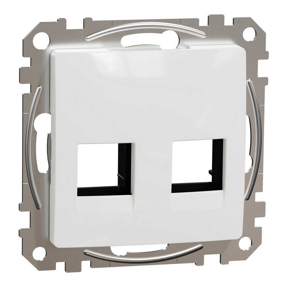 Центральна плата Schneider Sedna Design біла 2-на RJ45 ( SDD111444C )