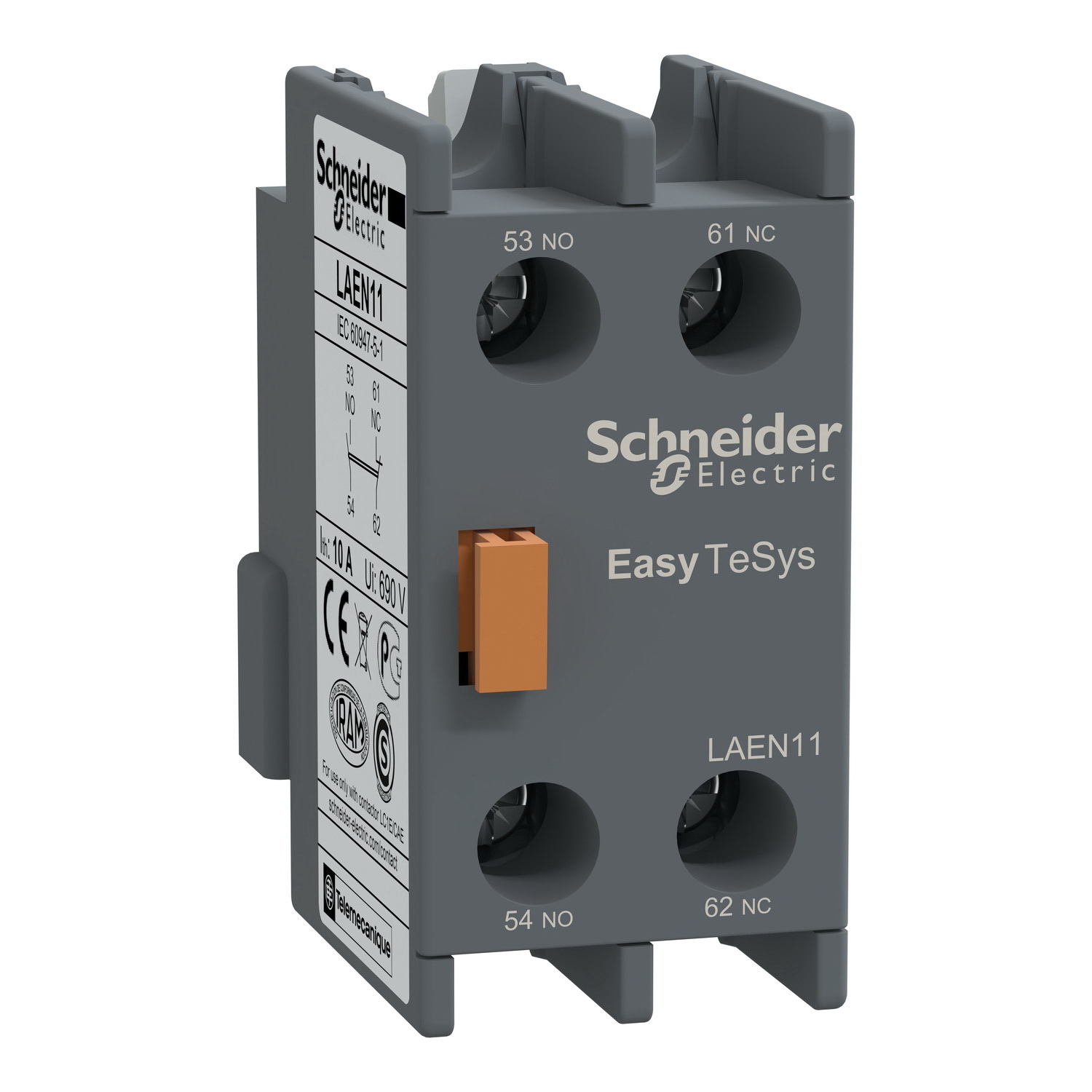 Блок додаткових контактів Е 1NO 1NC Schneider ( LAEN11 ) Блок додаткових контактів Е 1NO 1NC Schneider ( LAEN11 )