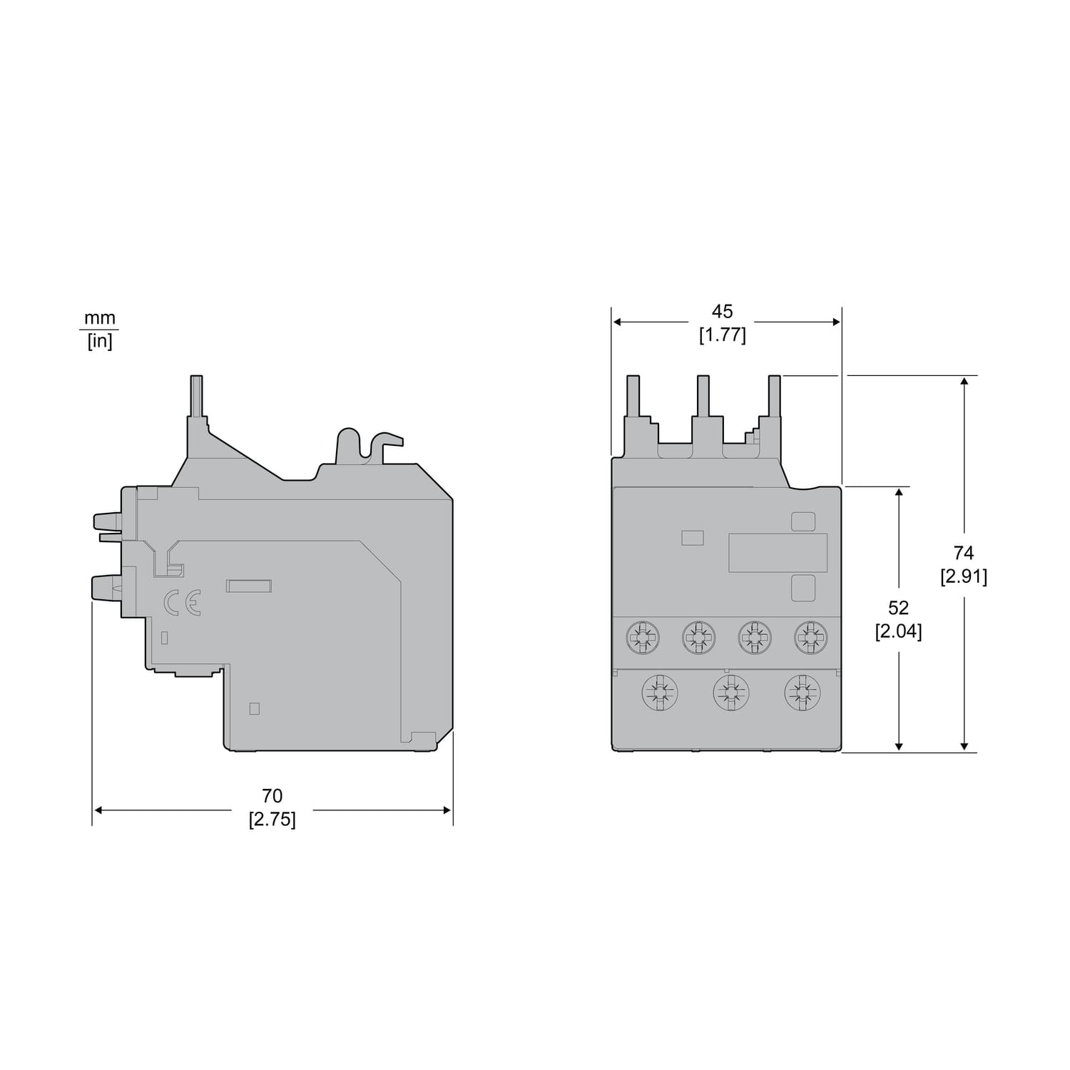 Реле теплове Е 4...6A Schneider ( LRE10 ) Реле теплове Е 4...6A Schneider ( LRE10 )