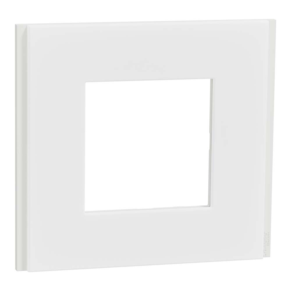 Рамка Schneider Deco Material матовий білий 1-на ( NU600279 ) Рамка Schneider Deco Material матовий білий 1-на ( NU600279 )