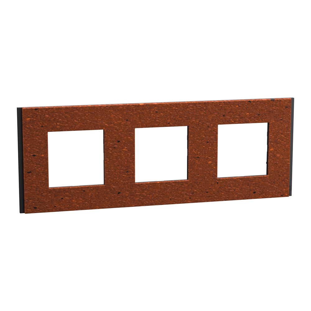Рамка Schneider Deco Material теракотовий 3-на ( NU600671 ) Рамка Schneider Deco Material теракотовий 3-на ( NU600671 )