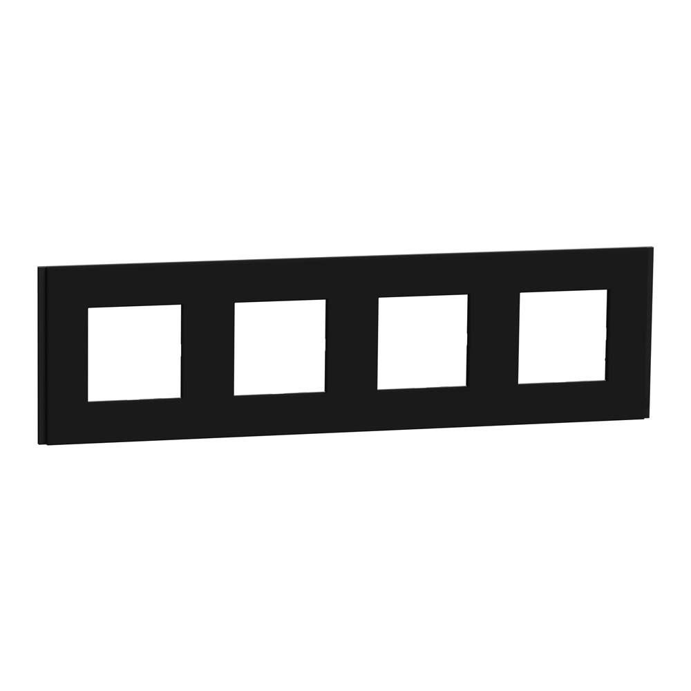 Рамка Schneider Deco Material каучук 4-на ( NU600872 ) Рамка Schneider Deco Material каучук 4-на ( NU600872 )