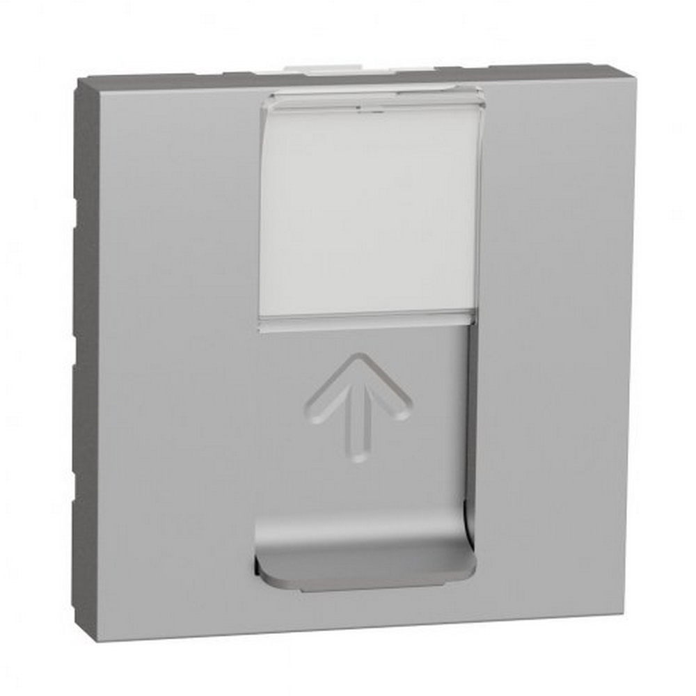 Розетка Schneider Unica NEW алюминий 1-я 2 модуля RJ-45 UTP 5e ( NU341130 ) Розетка Schneider Unica NEW алюминий 1-я 2 модуля RJ-45 UTP 5e ( NU341130 )