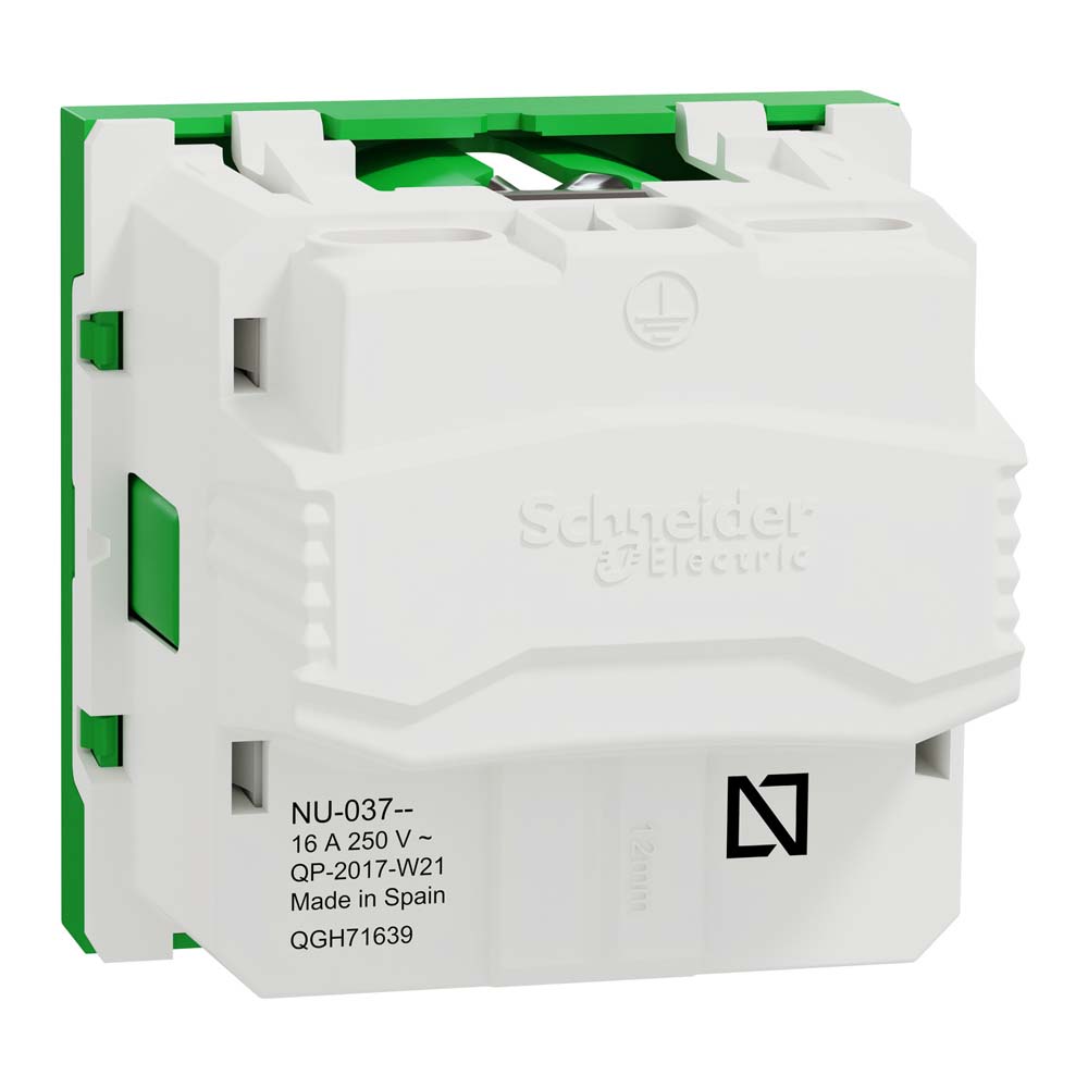 Розетка Schneider Unica NEW зелена 1-на з з/к зі шторками гвинт. Зажим ( NU303706 ) Розетка Schneider Unica NEW зелена 1-на з з/к зі шторками гвинт. Зажим ( NU303706 )