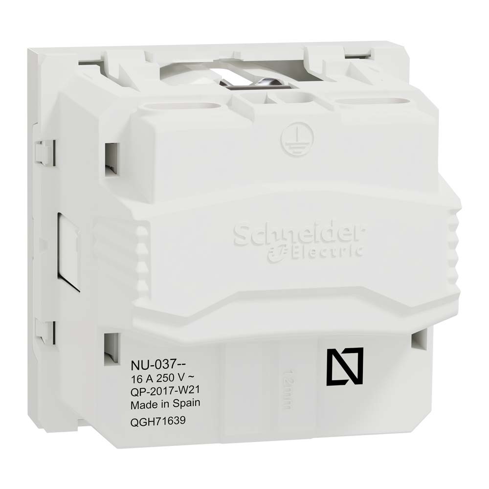 Розетка Schneider Unica NEW біла 1-на з з/к зі шторками гвинт. зажим ( NU303718 ) Розетка Schneider Unica NEW біла 1-на з з/к зі шторками гвинт. зажим ( NU303718 )