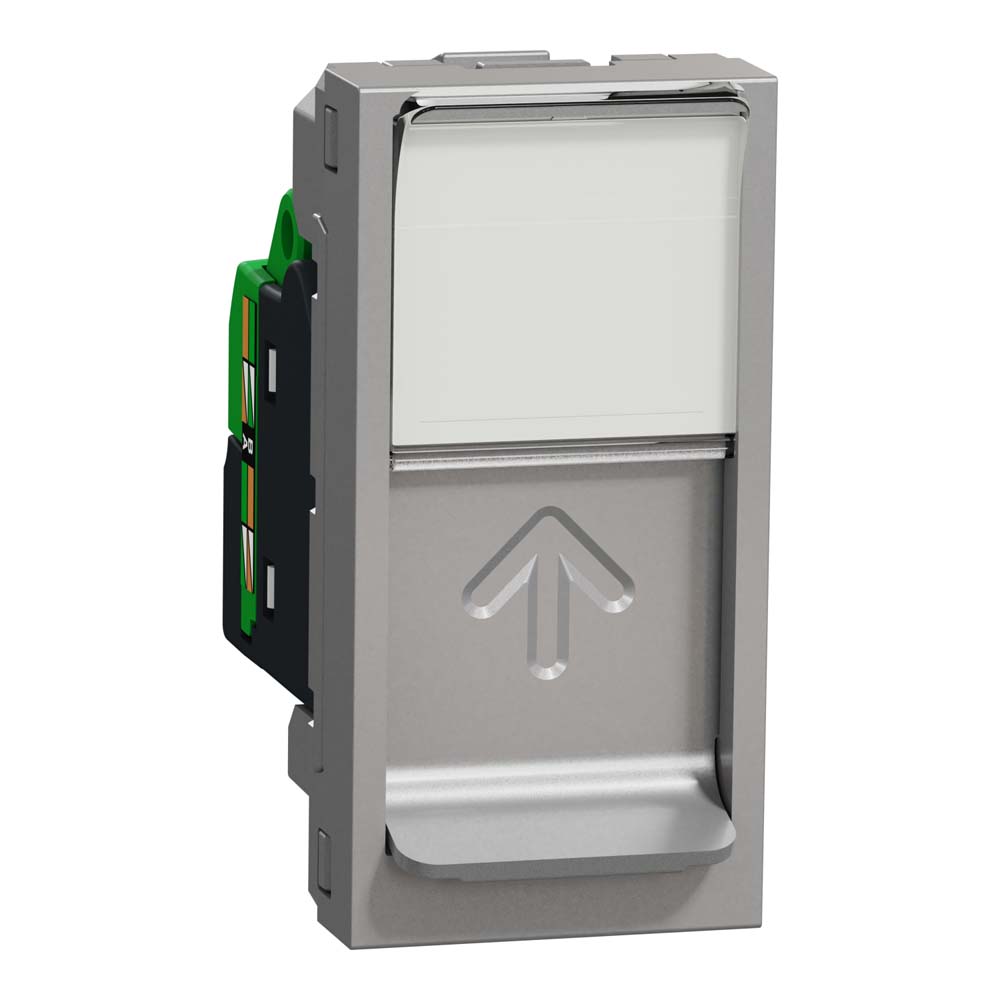 Розетка Schneider Unica NEW алюміній комп'ютерна RJ45 Cat. 6 UTP 1 мод ( NU341430 ) Розетка Schneider Unica NEW алюміній комп'ютерна RJ45 Cat. 6 UTP 1 мод ( NU341430 )
