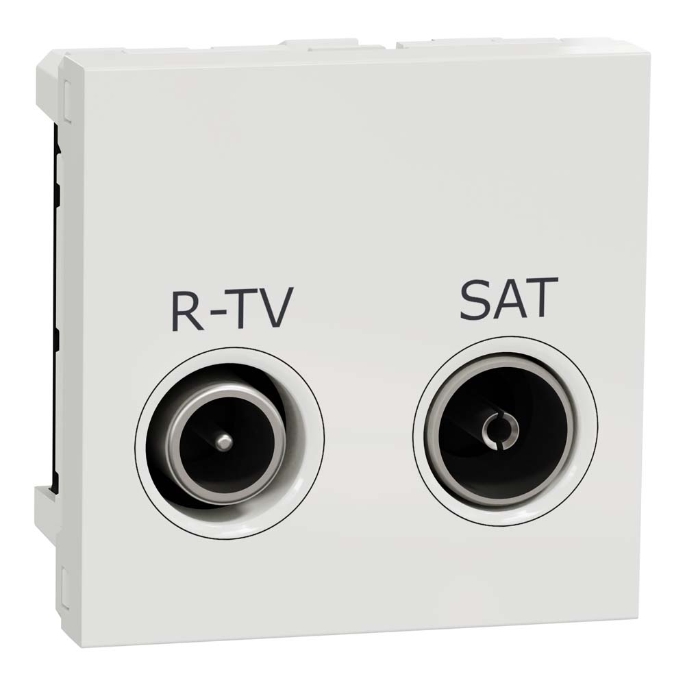 Розетка Schneider Unica NEW белая телевизионная R/TV/SAT (NU345418) Розетка Schneider Unica NEW белая телевизионная R/TV/SAT (NU345418)