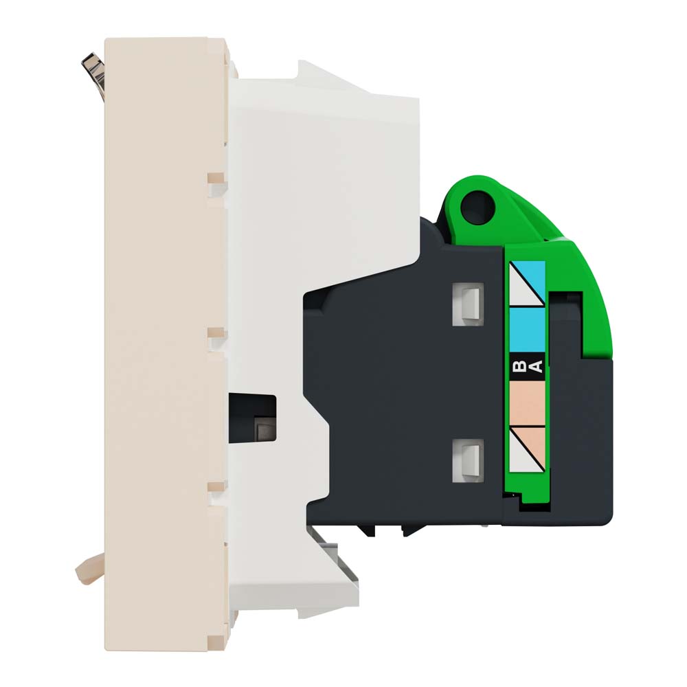 Розетка Schneider Unica NEW бежева комп'ютерна RJ45 Cat. 6 UTP ( NU341544 ) Розетка Schneider Unica NEW бежева комп'ютерна RJ45 Cat. 6 UTP ( NU341544 )