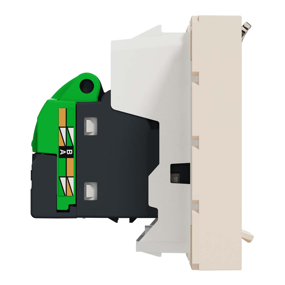 Розетка Schneider Unica NEW бежева комп'ютерна RJ45 Cat. 6 UTP ( NU341544 ) Розетка Schneider Unica NEW бежева комп'ютерна RJ45 Cat. 6 UTP ( NU341544 )