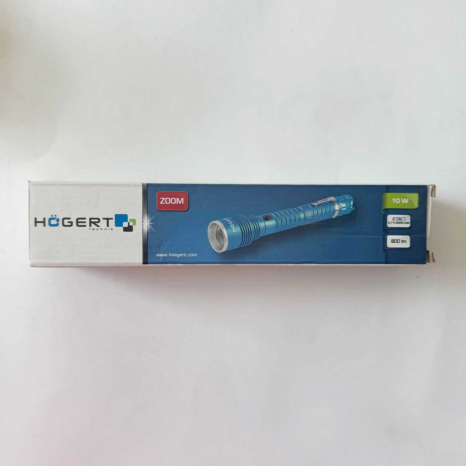 Фонарик Hoegert 10W 800Лм 4000мАч IP54 ( HT1E425 ) Фонарик Hoegert 10W 800Лм 4000мАч IP54 ( HT1E425 )