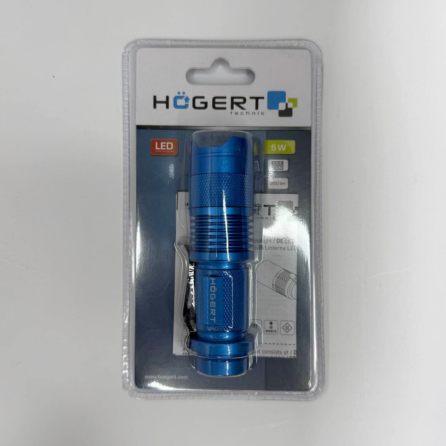 Ліхтарик Hoegert 5W 250Лм 1хАА ІР20 ( HT1E424 ) Ліхтарик Hoegert 5W 250Лм 1хАА ІР20 ( HT1E424 )