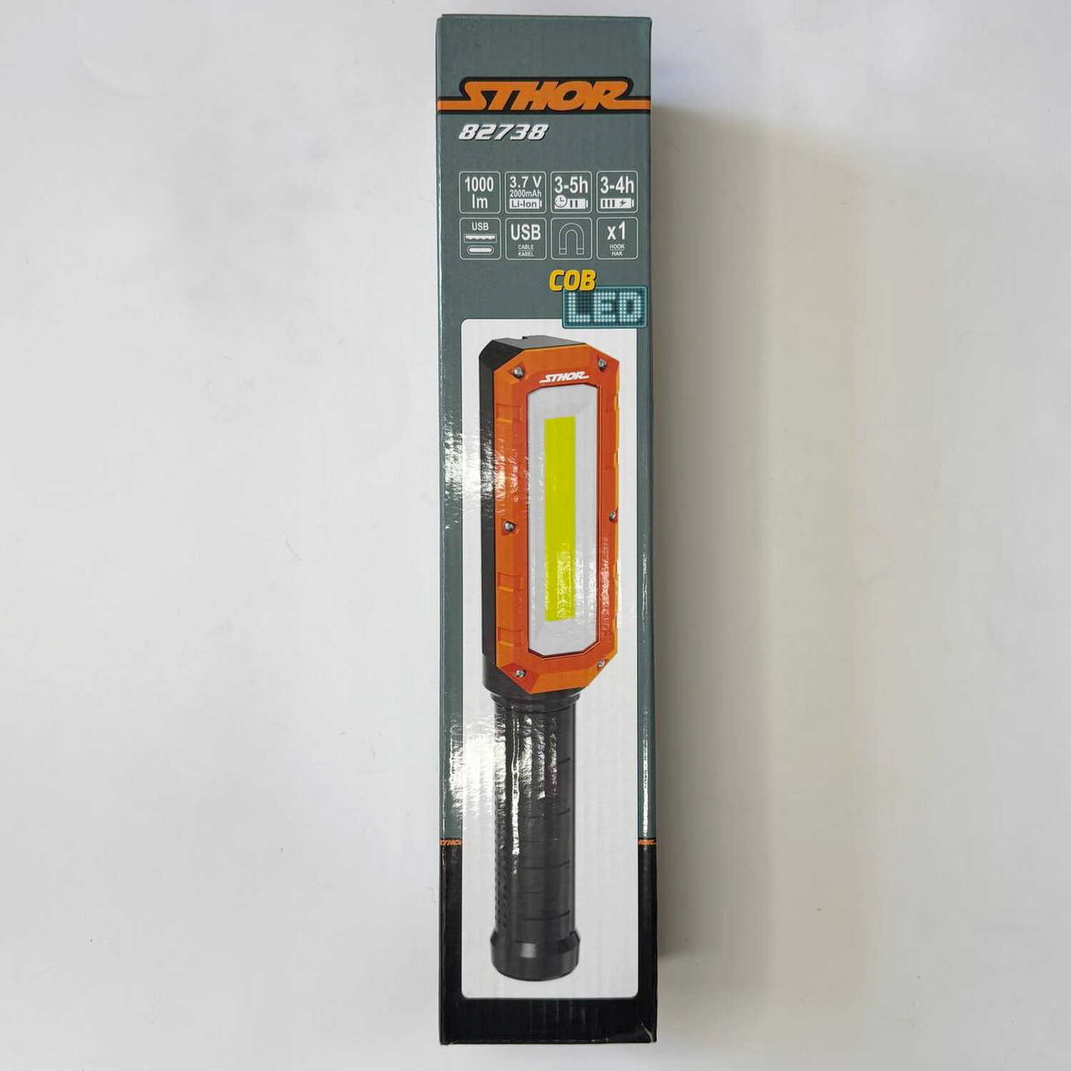 Фонарик STHOR 10Вт 1000/450 Лм 2000mAh ( 82738 ) Фонарик STHOR 10Вт 1000/450 Лм 2000mAh ( 82738 )