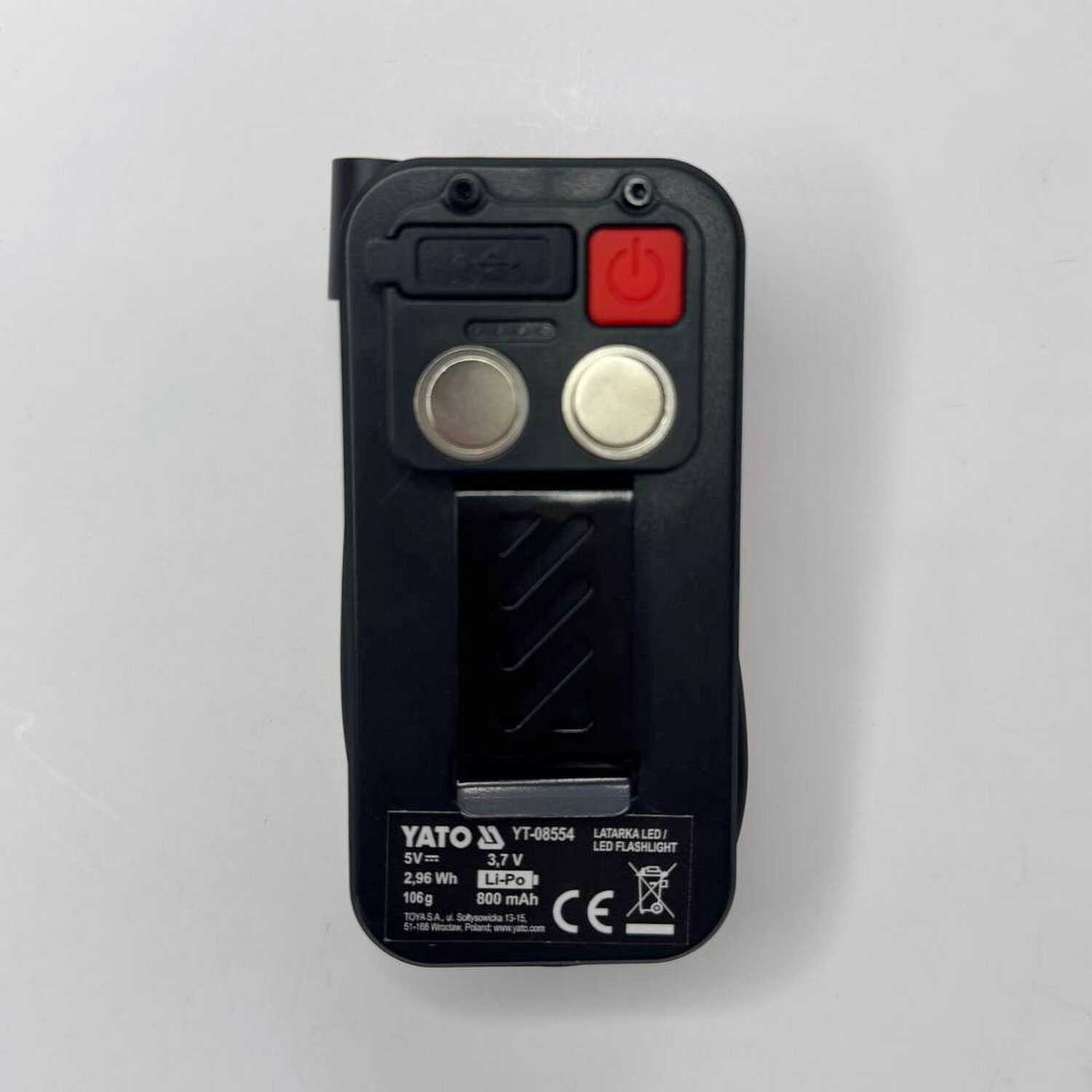 Ліхтарик YATO 600Lm 800mAh з гнучкою лампою IK07 ( YT-08554 ) Ліхтарик YATO 600Lm 800mAh з гнучкою лампою IK07 ( YT-08554 )