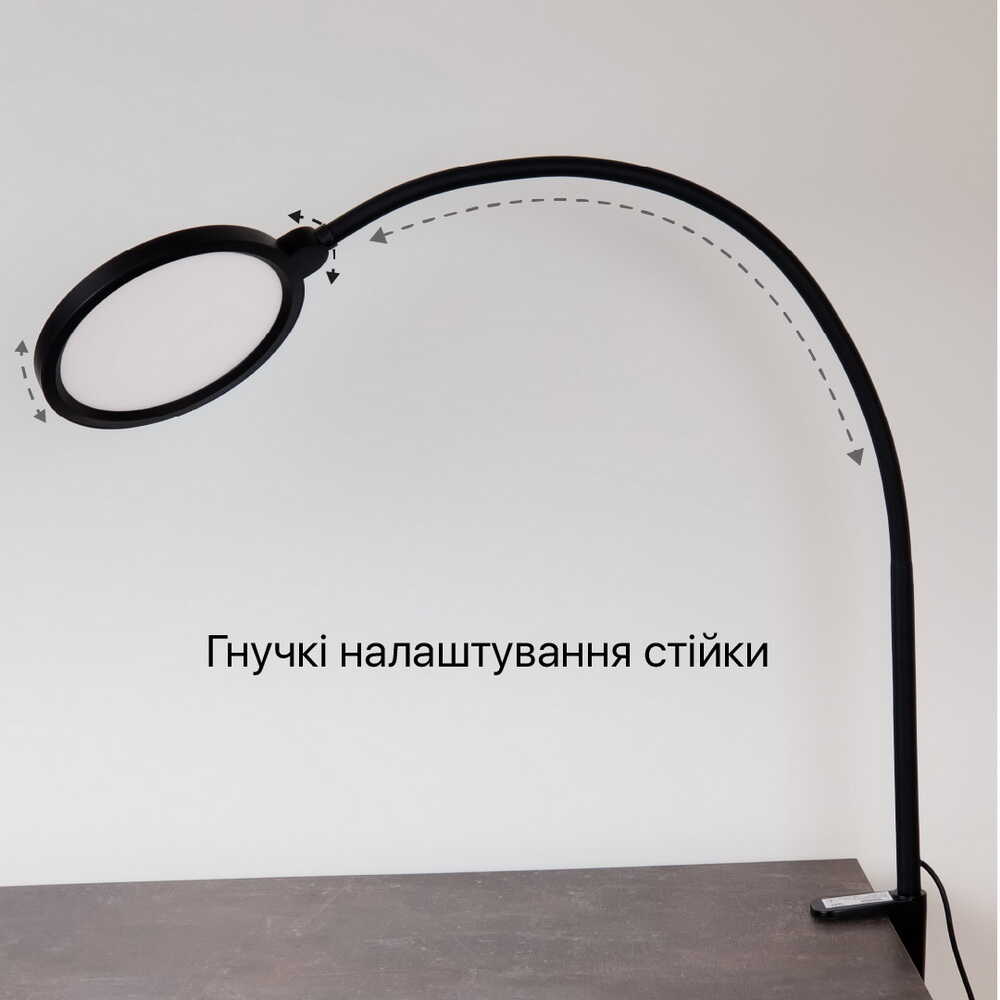 Светильник настольный LED FLEX 10W 3000-6500К черный Violux  ( 541101 )
