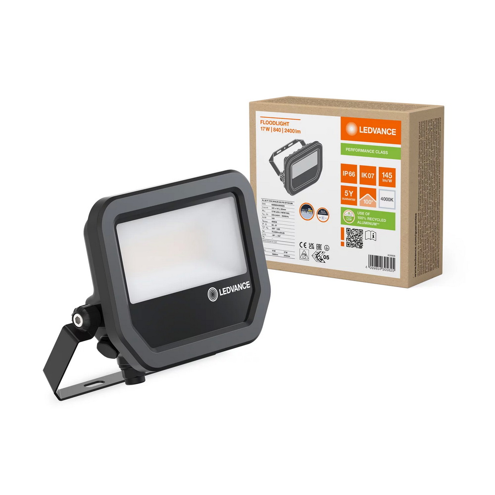 Прожектор LED Ledvance 69W 4000K 10000Lm IP66 чорний ( 4099854306167 )