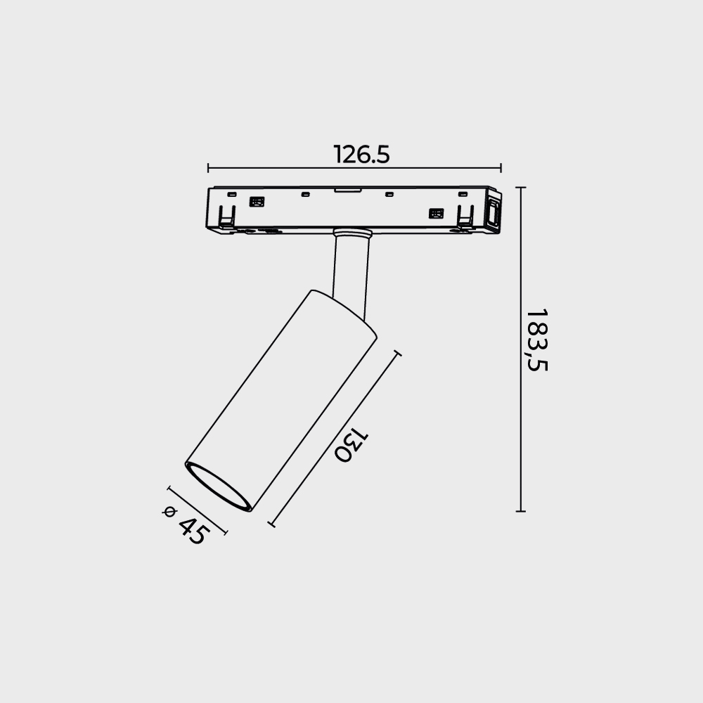 Трековый светильник RAYFOR MT Focus Nano белый 15W 1275Lm 30-40-50К 48V WiFi ( 1120419 ) Трековый светильник RAYFOR MT Focus Nano белый 15W 1275Lm 30-40-50К 48V WiFi ( 1120419 )